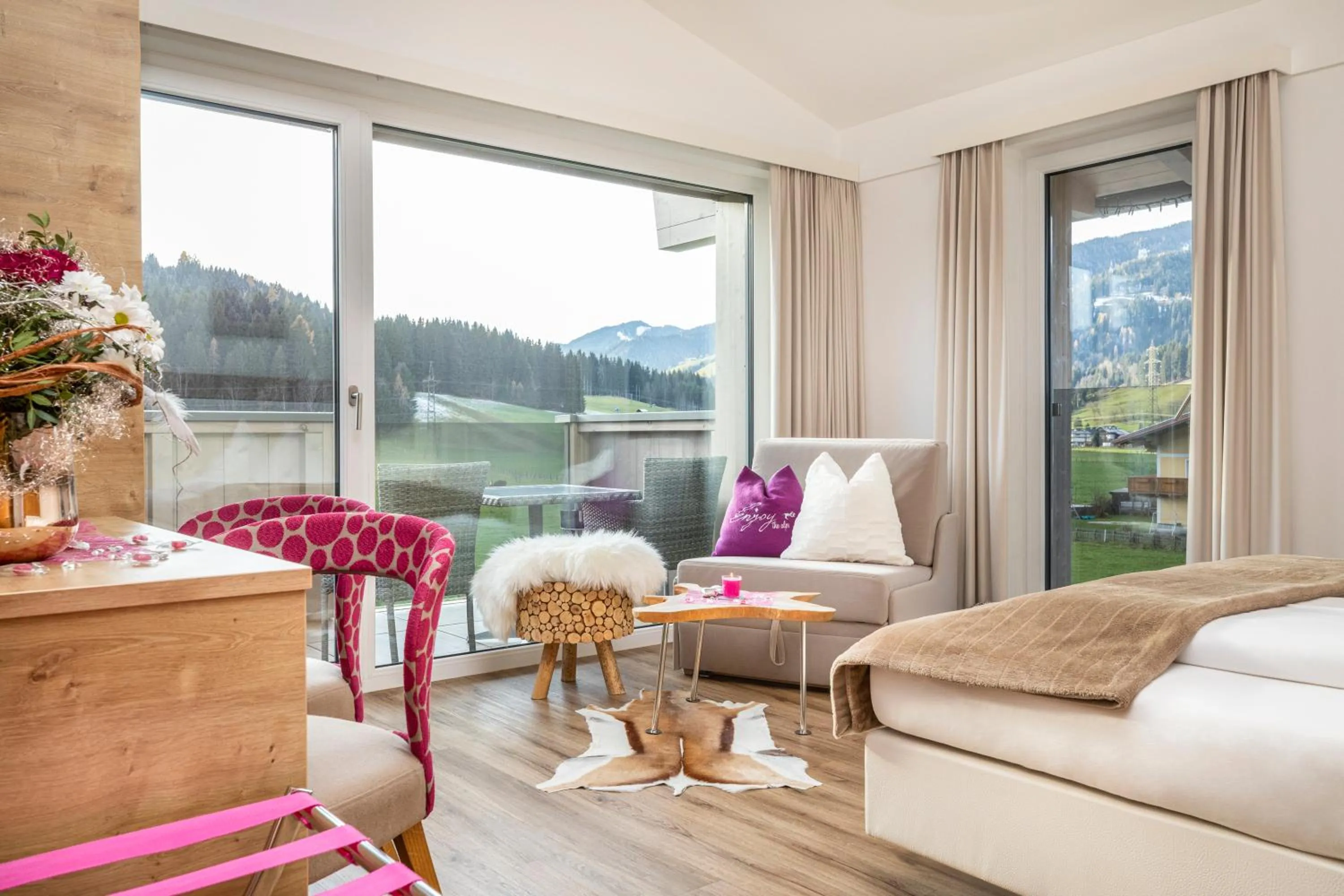 Seating area in Enjoy The Alps