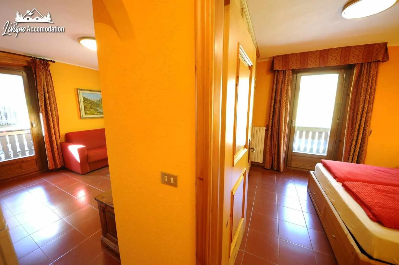 Bed in Casa Florin Giumel by Livigno Accomodation