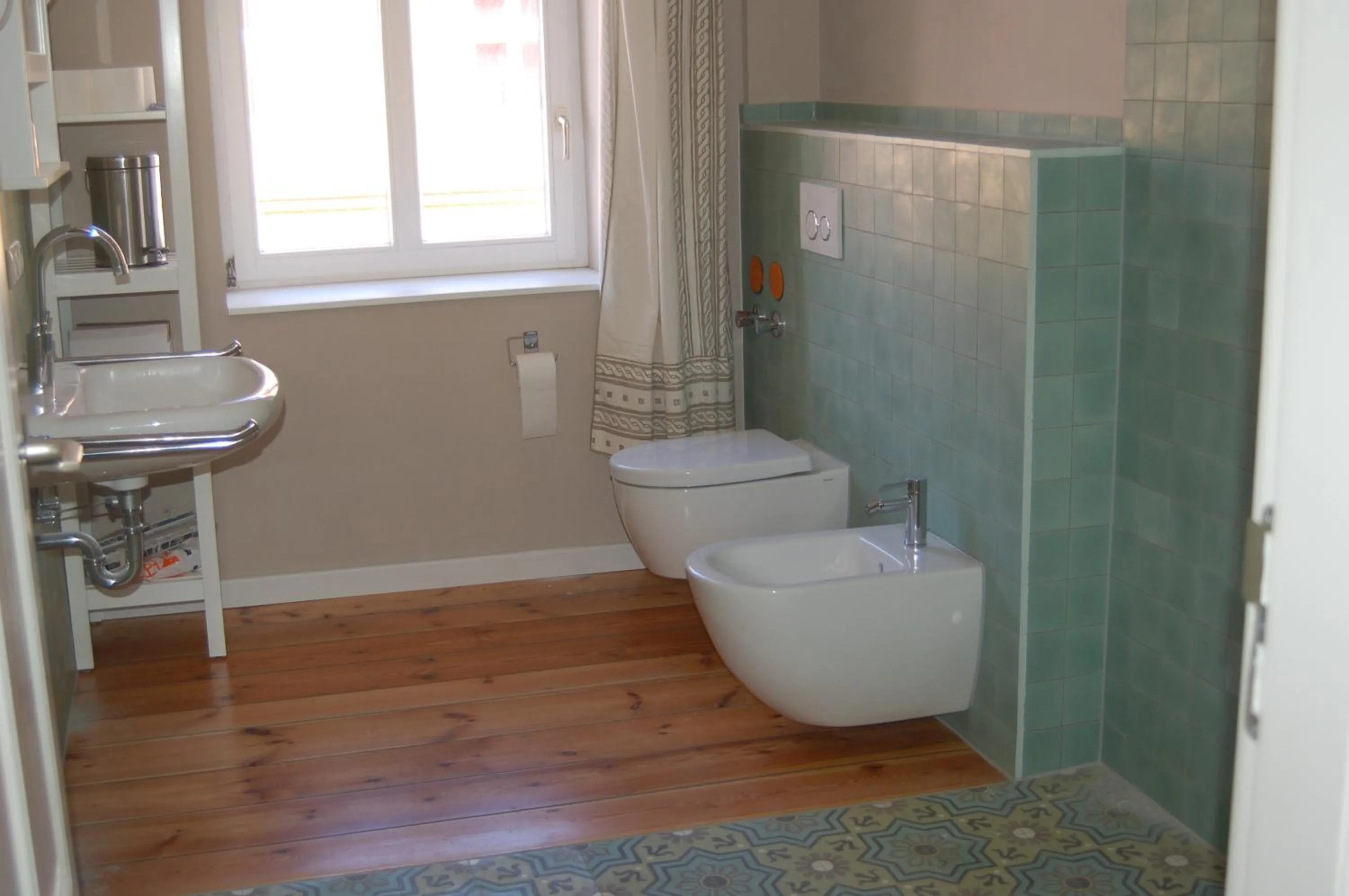 Bathroom in Schloss-und Seeblick Apartment