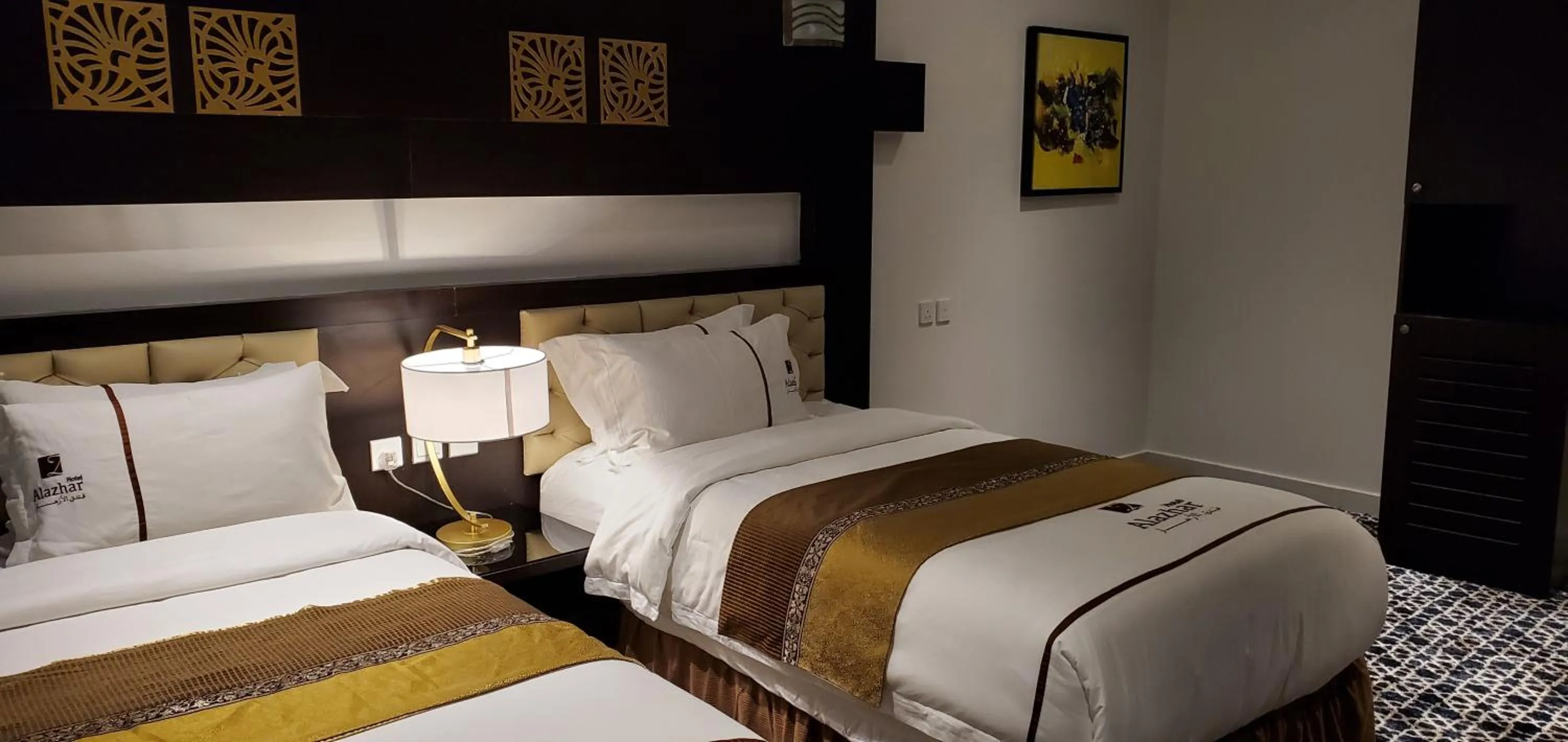 Bed in Alazhar Palace Hotel