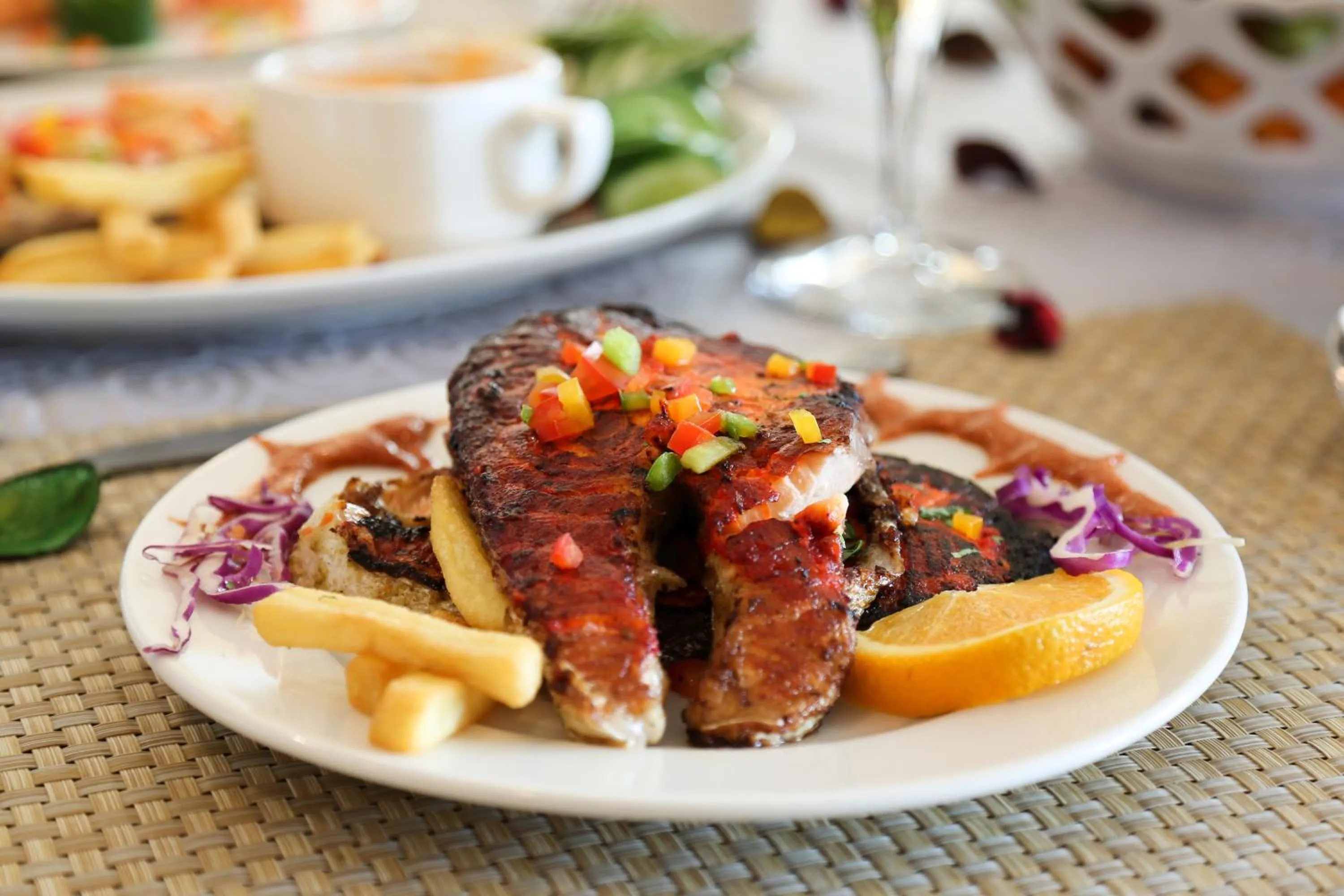 Food close-up in Alazhar Palace Hotel