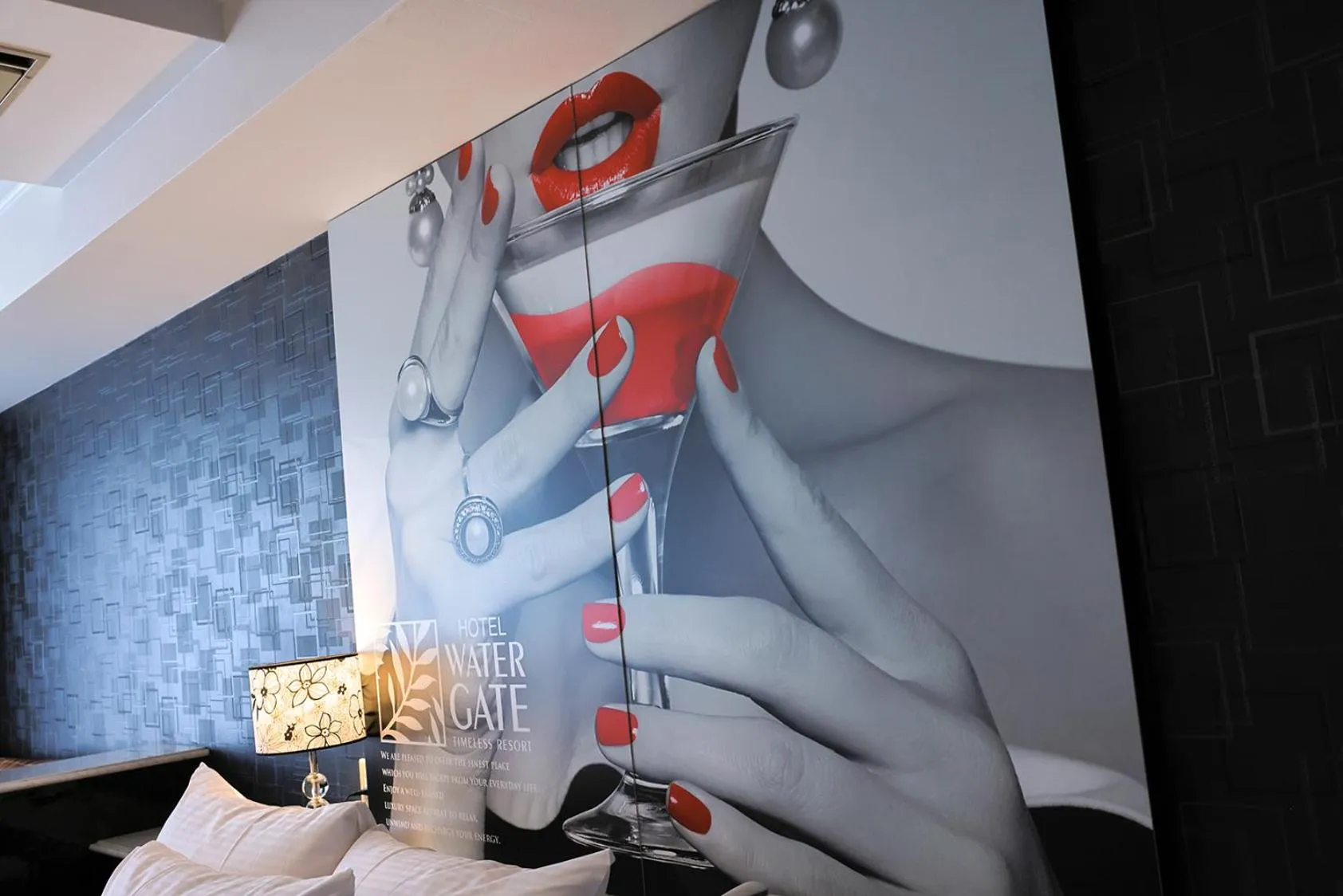 Bed in Hotel Water Gate Nagoya - Love Hotel for couple -