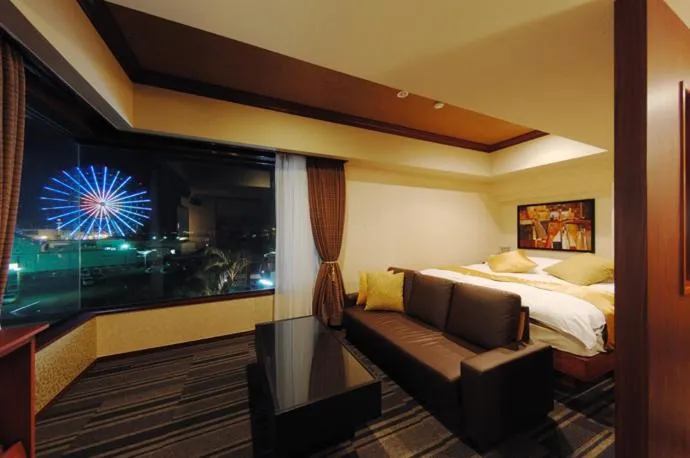 Bed in Hotel Water Gate Nagoya - Love Hotel for couple -