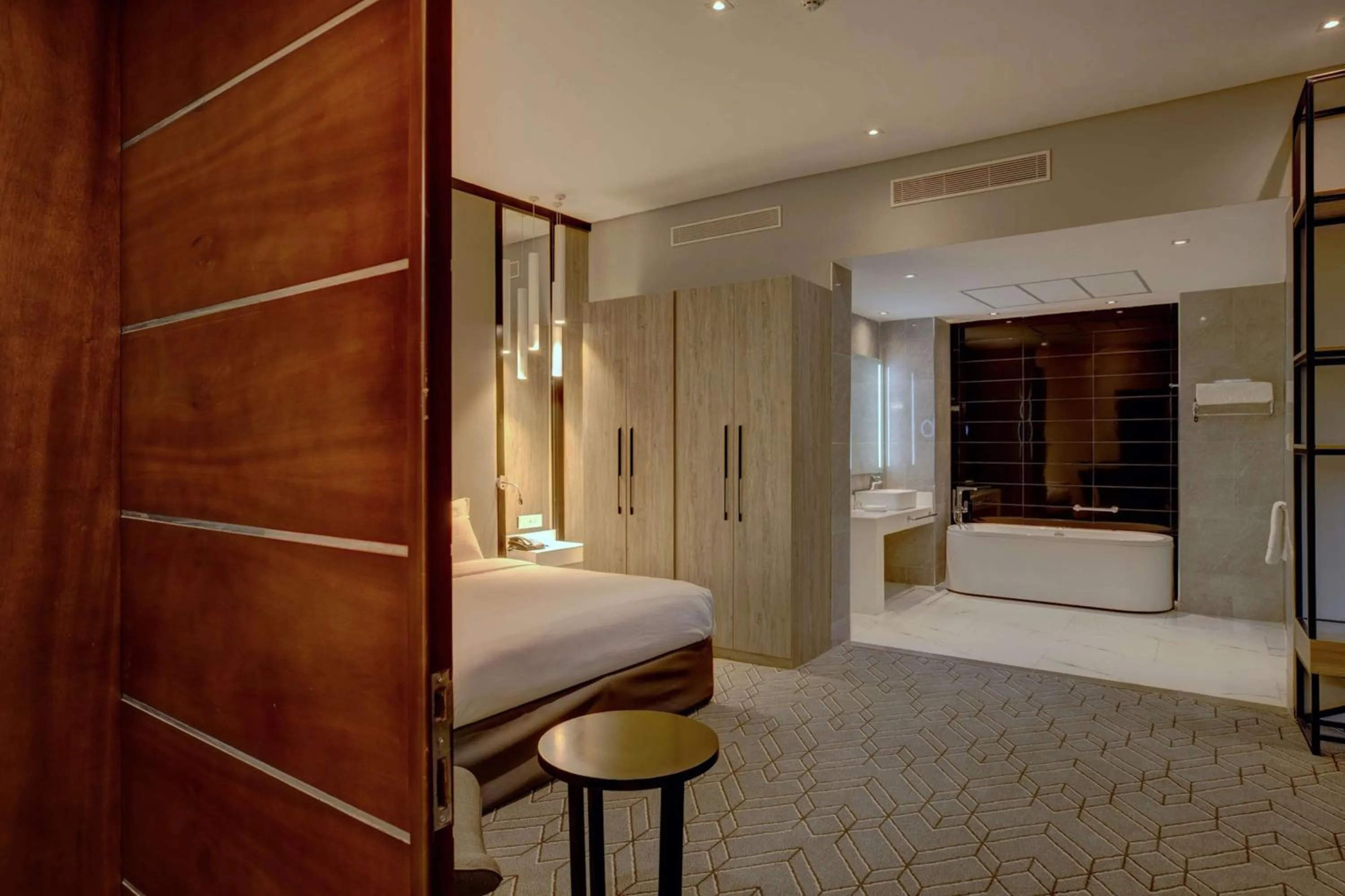 View (from property/room), Bed in Radisson Lagos Ikeja