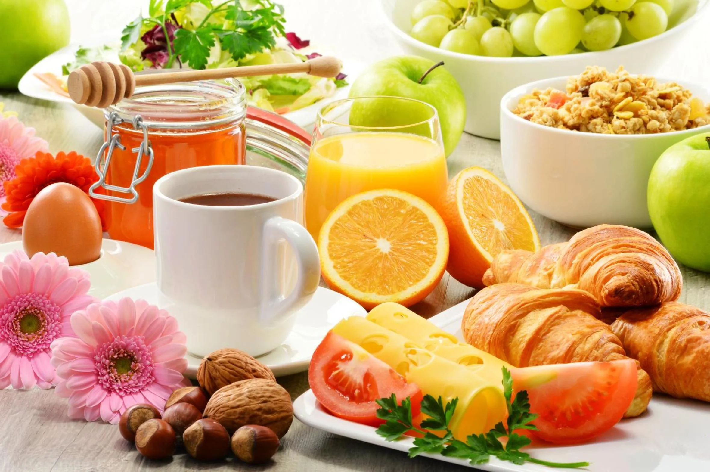 Continental breakfast in Hotel Gasthof Post