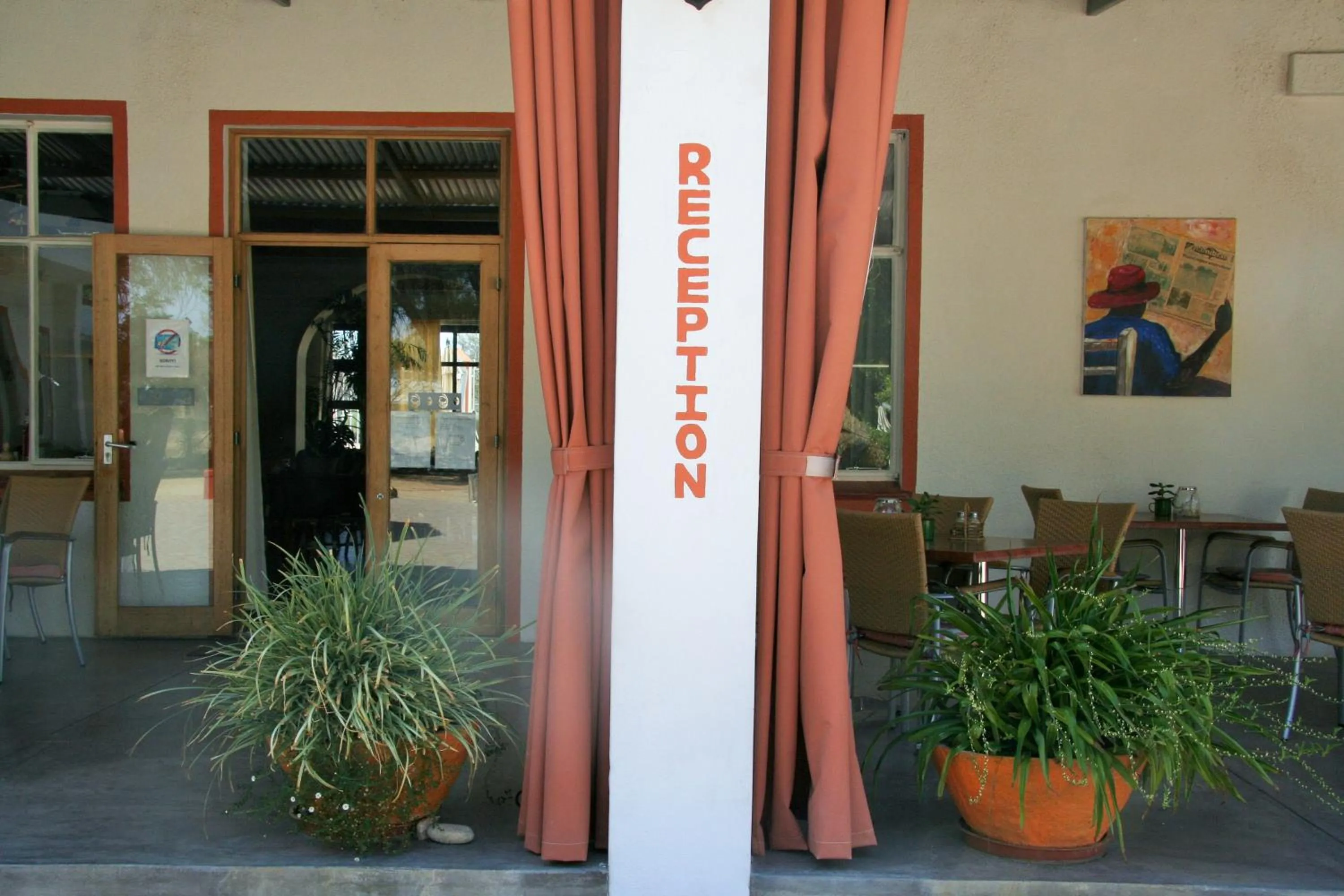 Lobby or reception in Omaruru Guesthouse