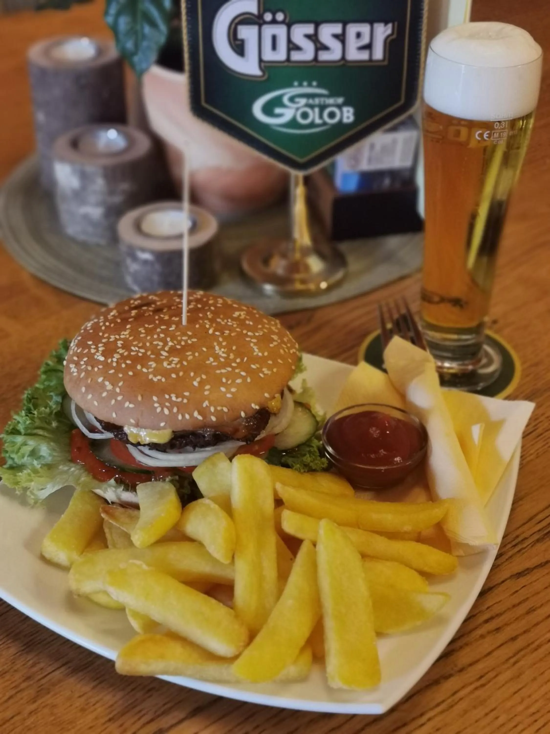 Food and drinks in Gasthof-Pension Golob