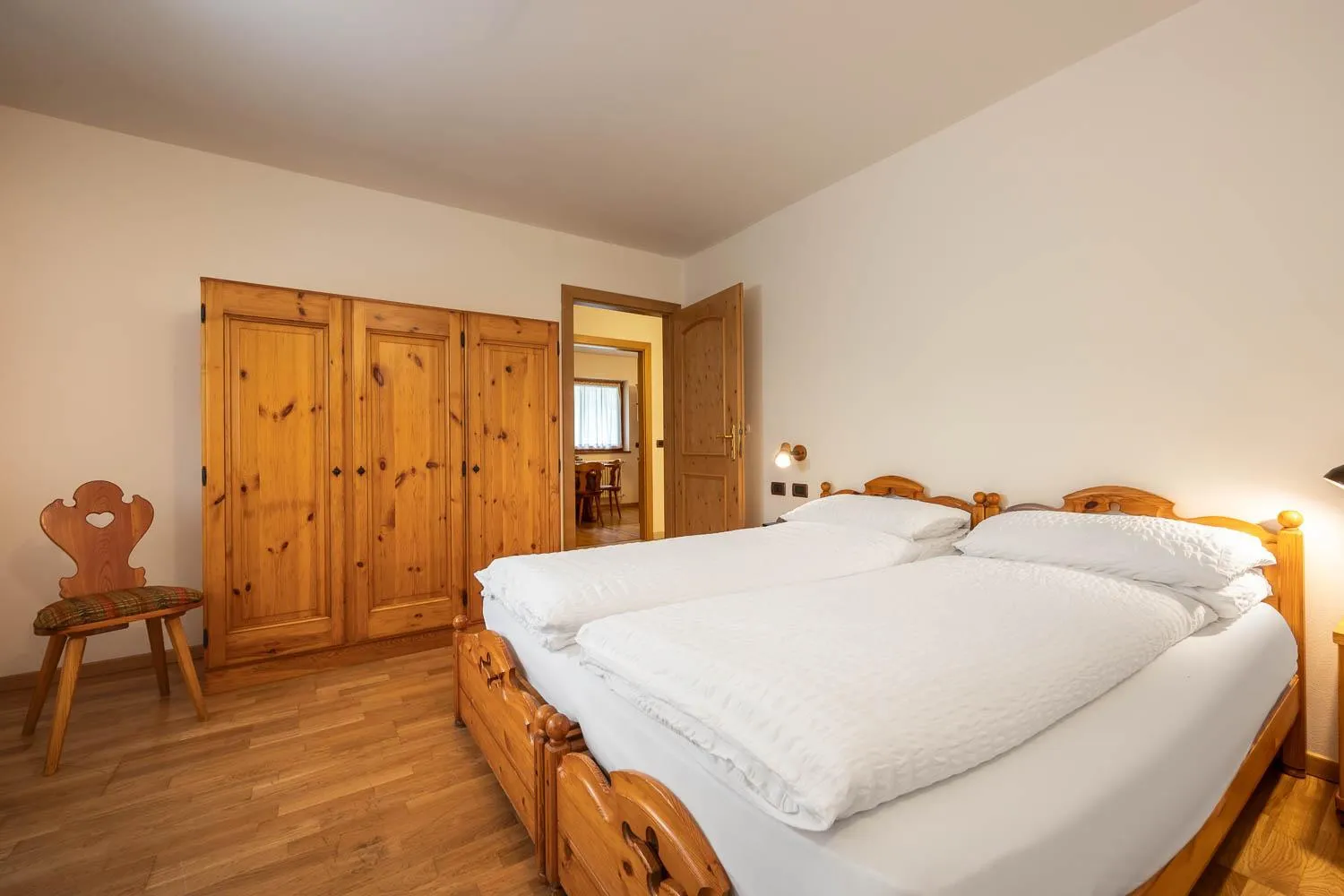 Bedroom, Bed in Family Apartments Vioz