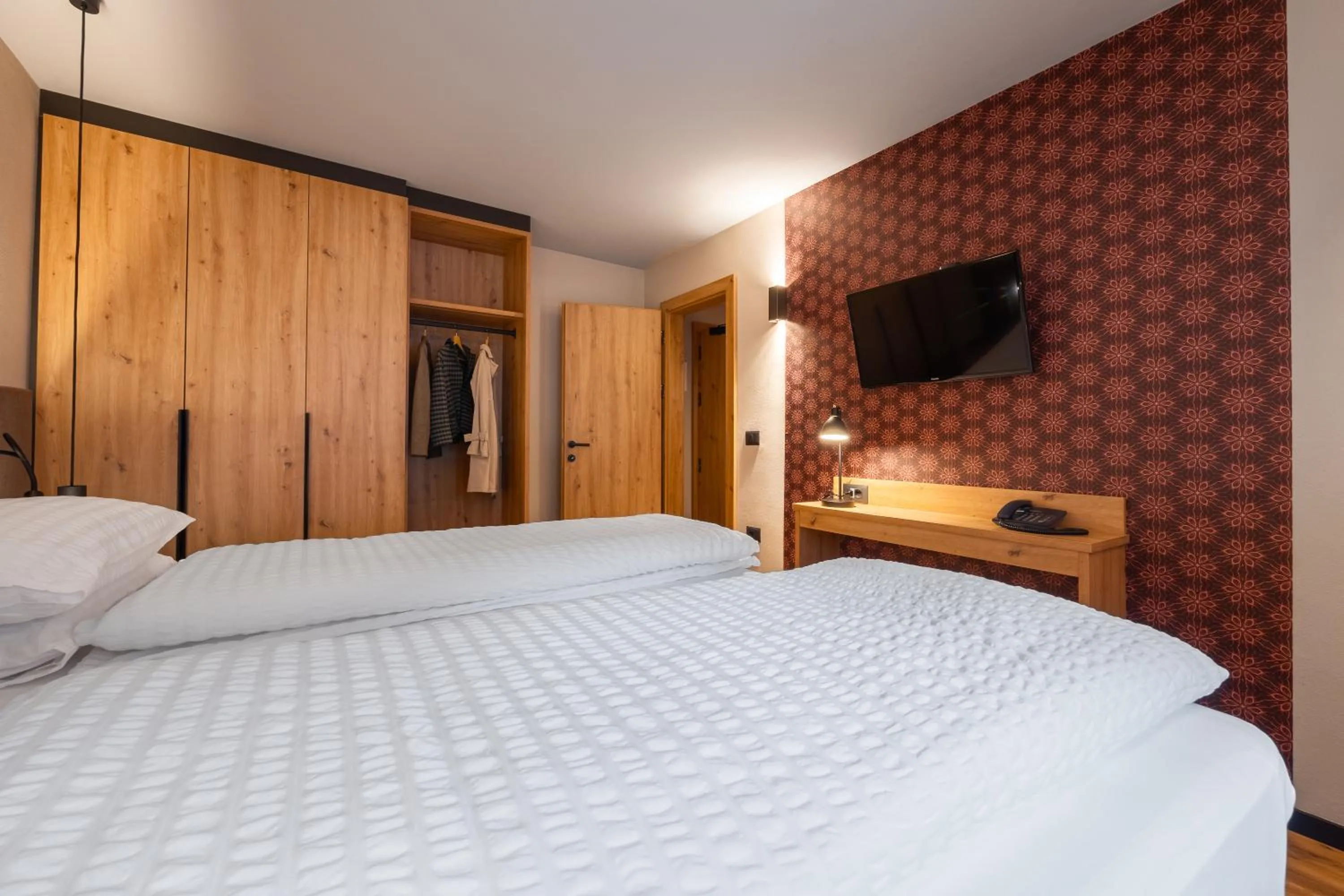 Bedroom, Bed in Family Apartments Vioz