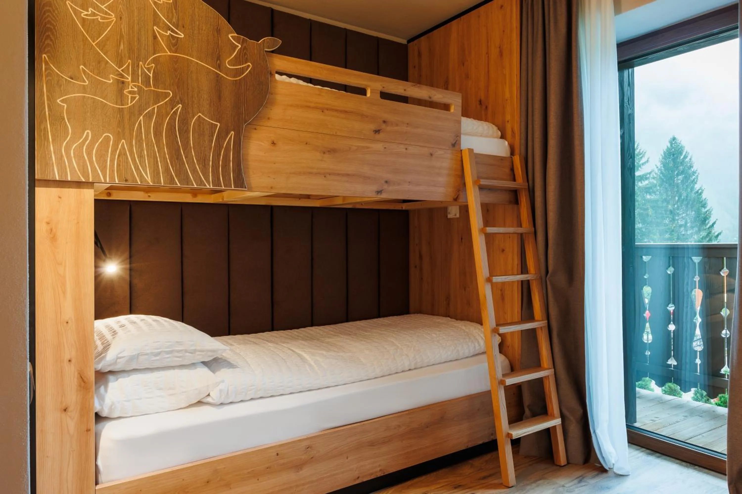 bunk bed, Bed in Family Apartments Vioz