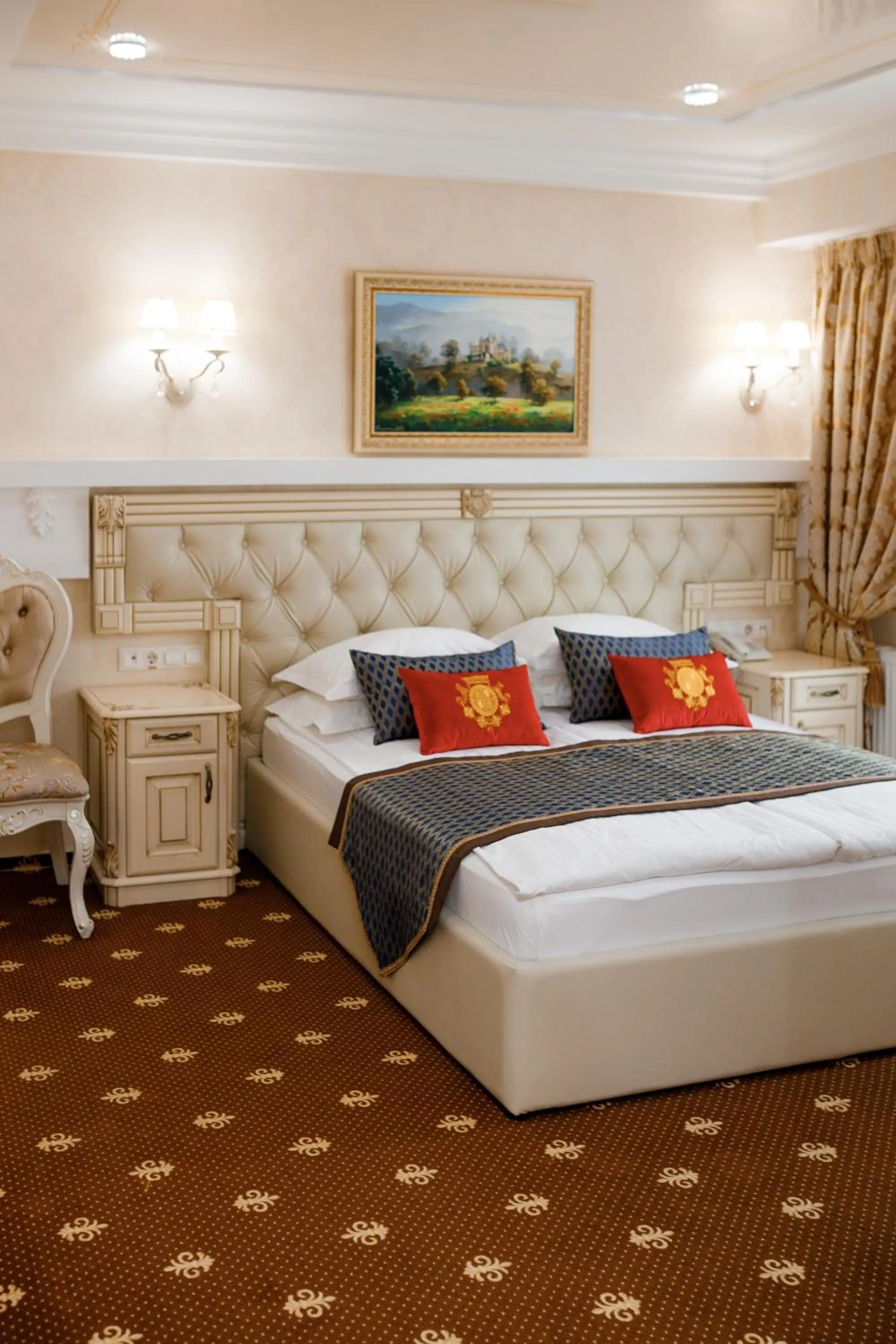 Bed in Chevalier Hotel & SPA