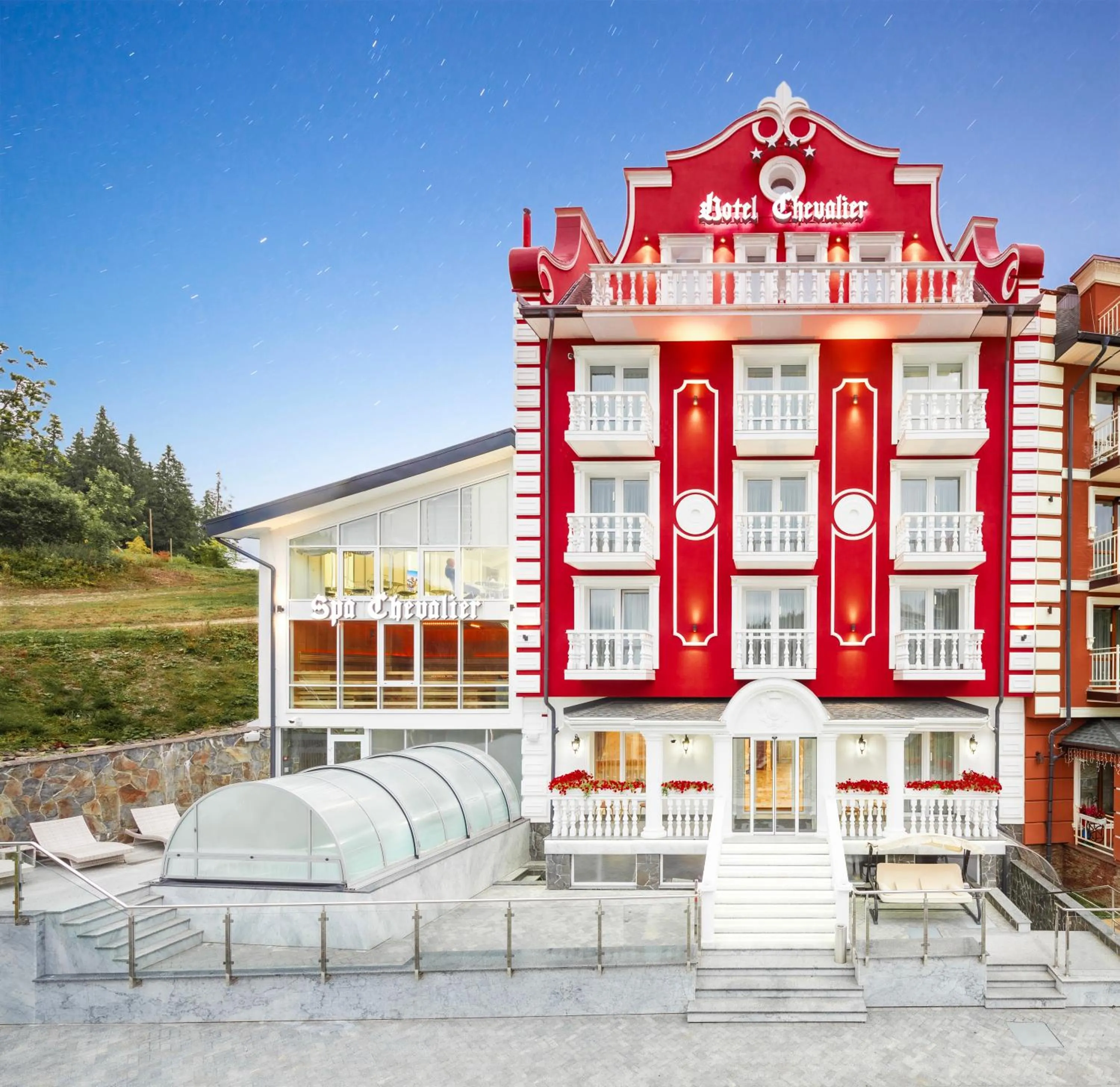 Property building in Chevalier Hotel & SPA