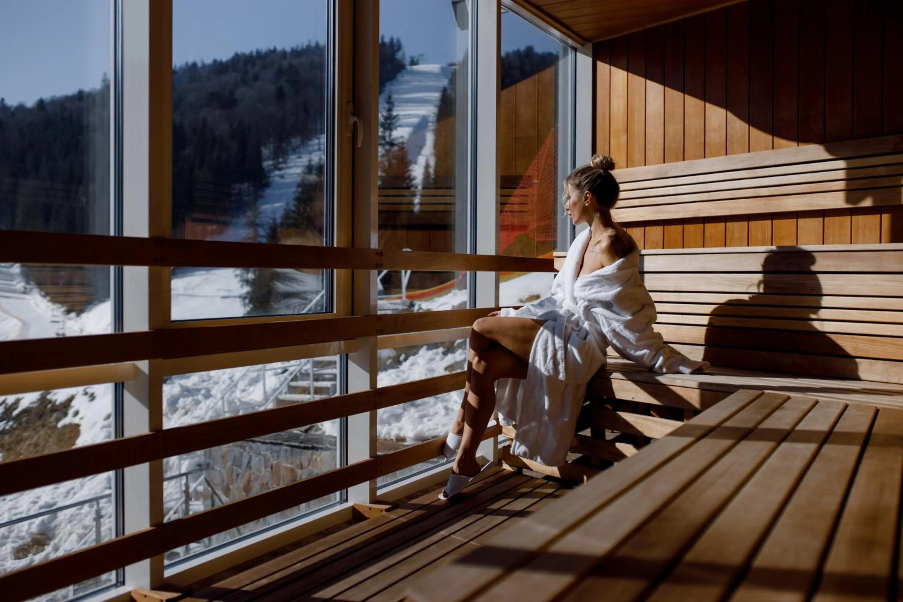 Sauna in Chevalier Hotel & SPA