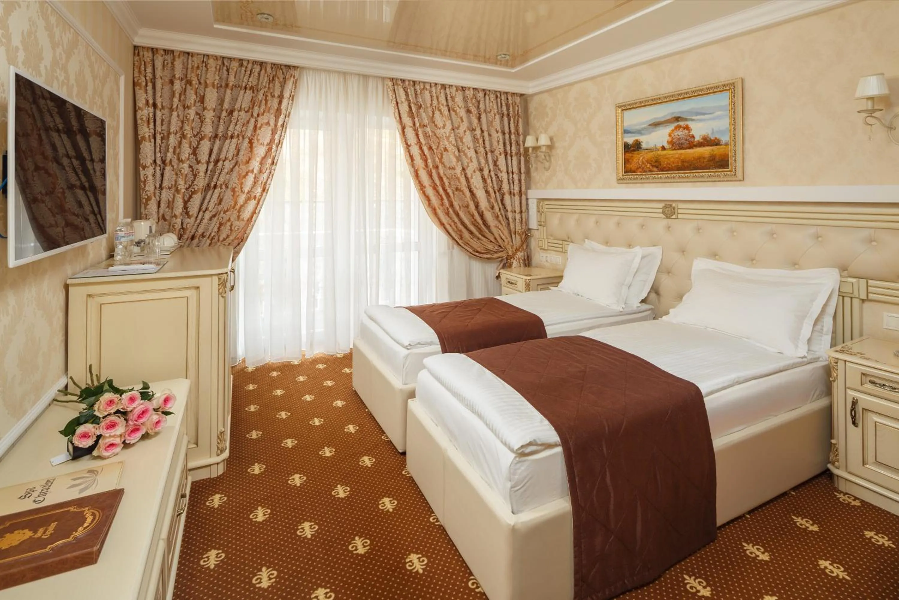 Bed in Chevalier Hotel & SPA