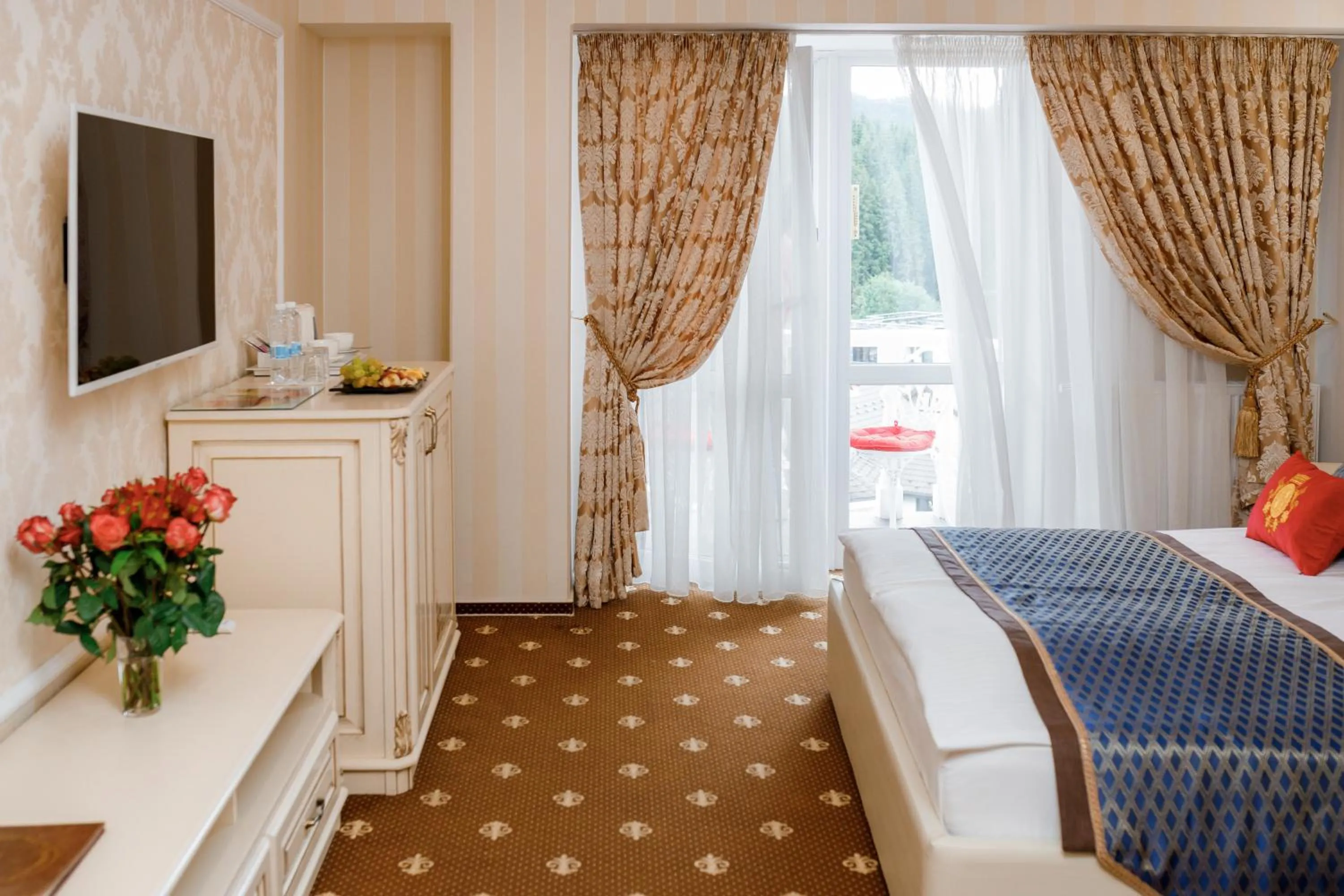 Bed in Chevalier Hotel & SPA