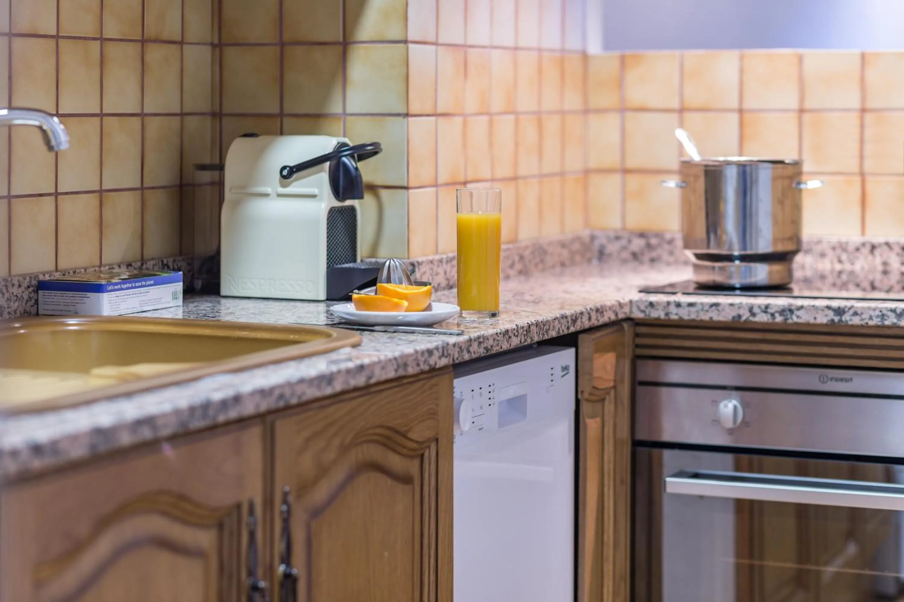 Kitchen or kitchenette in Pierre & Vacances Andorra Alba