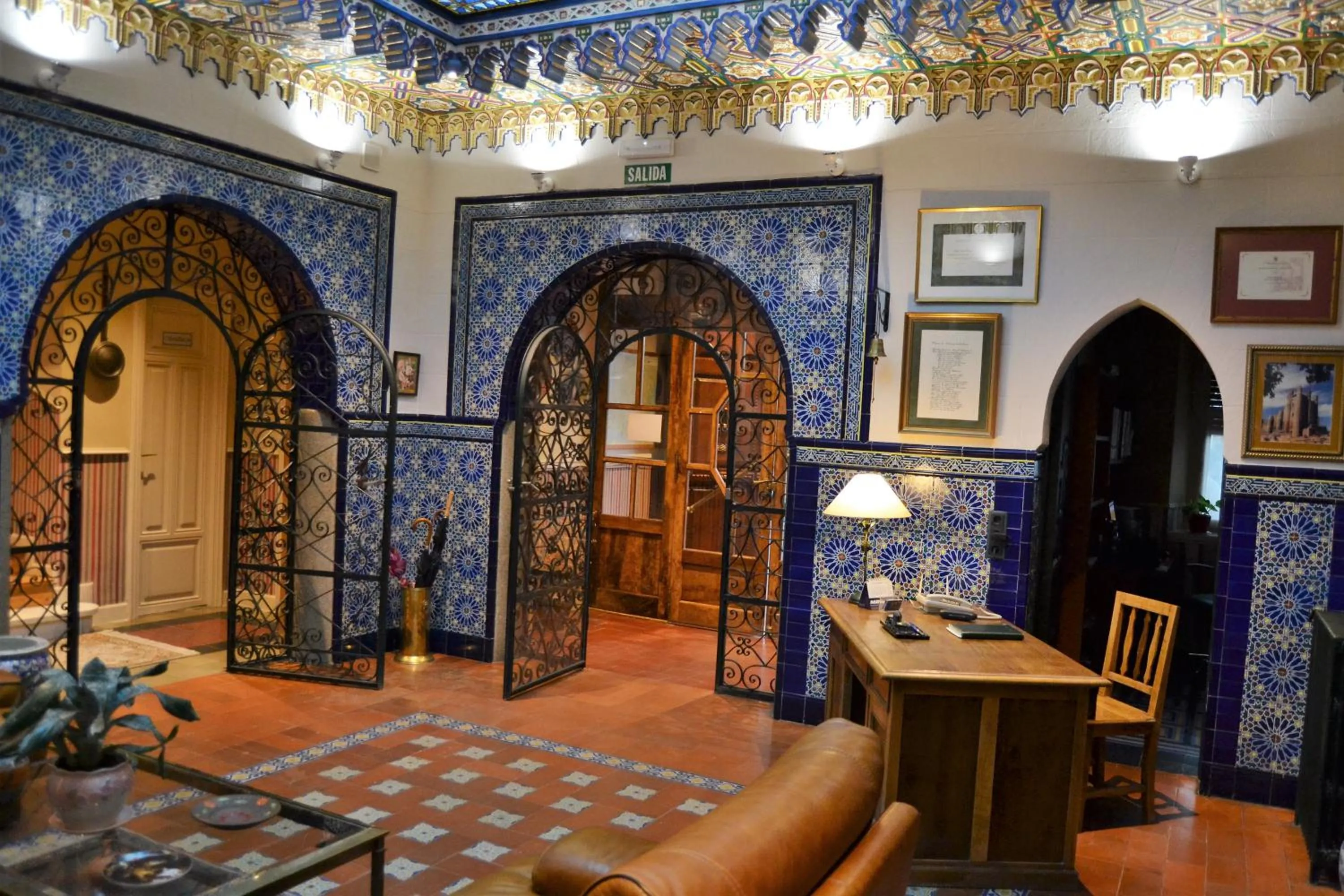 Lobby or reception in Hotel Villegas