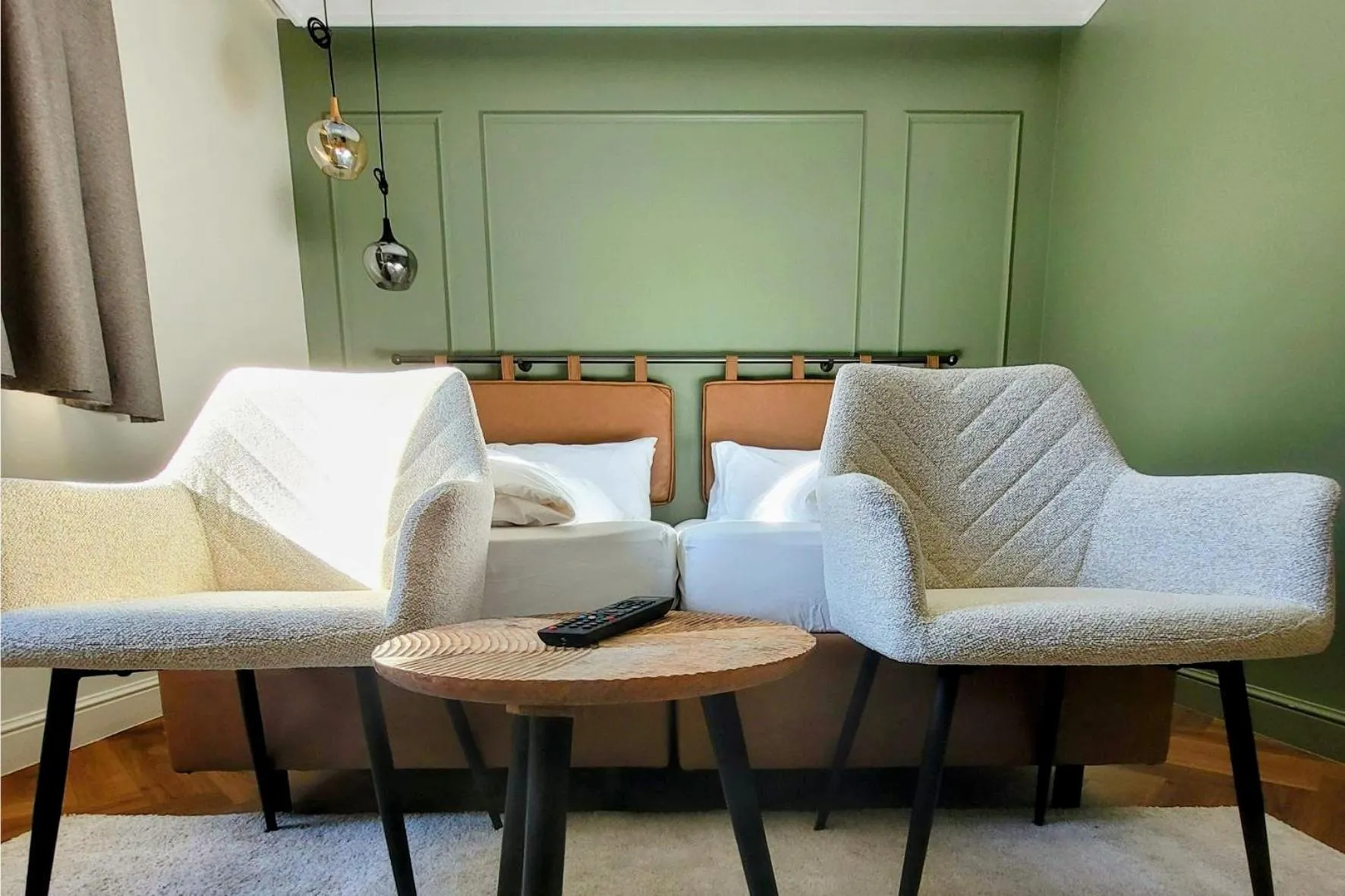 Seating area in Aux Tanneries de Wiltz