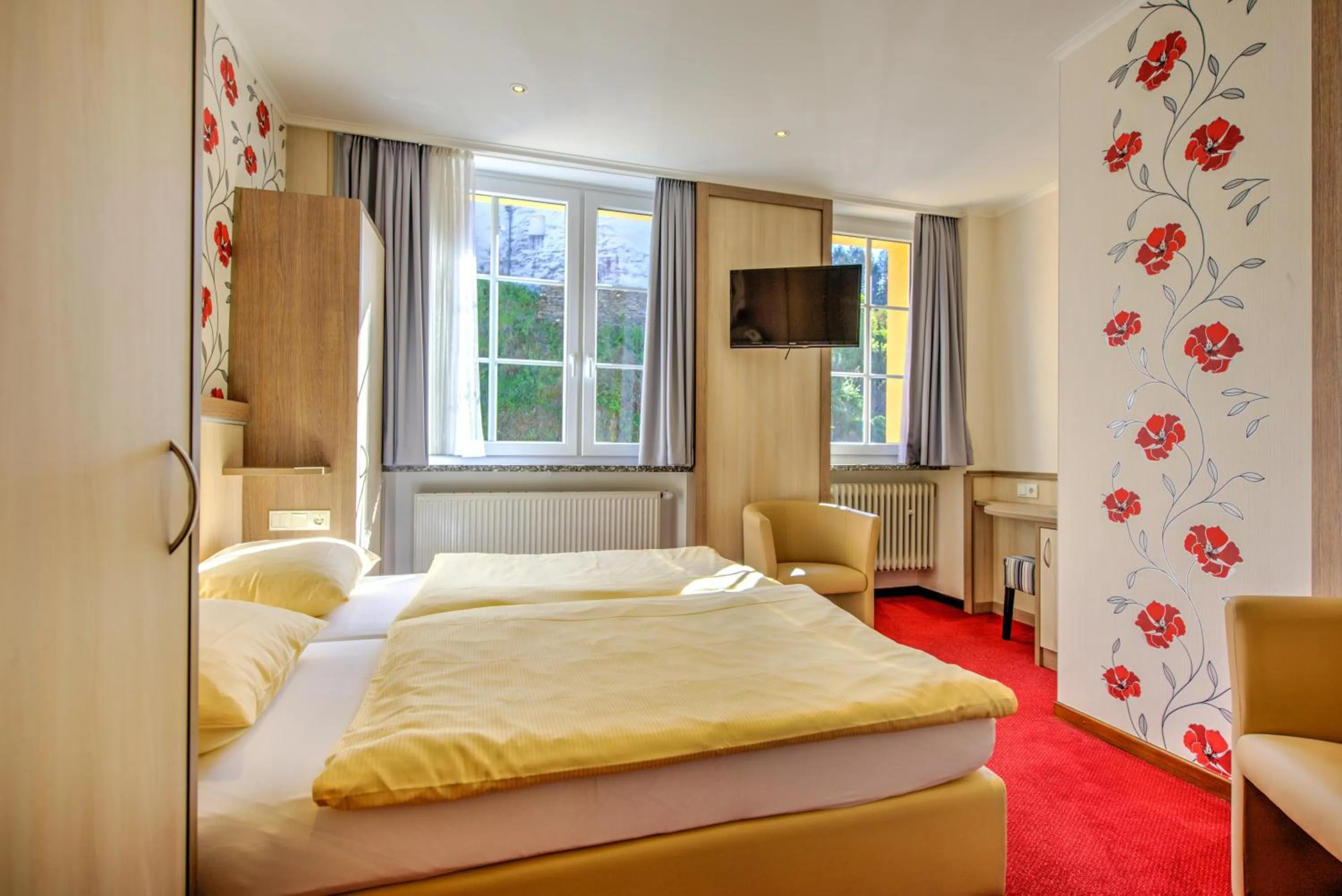 Bed in Hotel du Commerce - Restaurant La Table de Clervaux