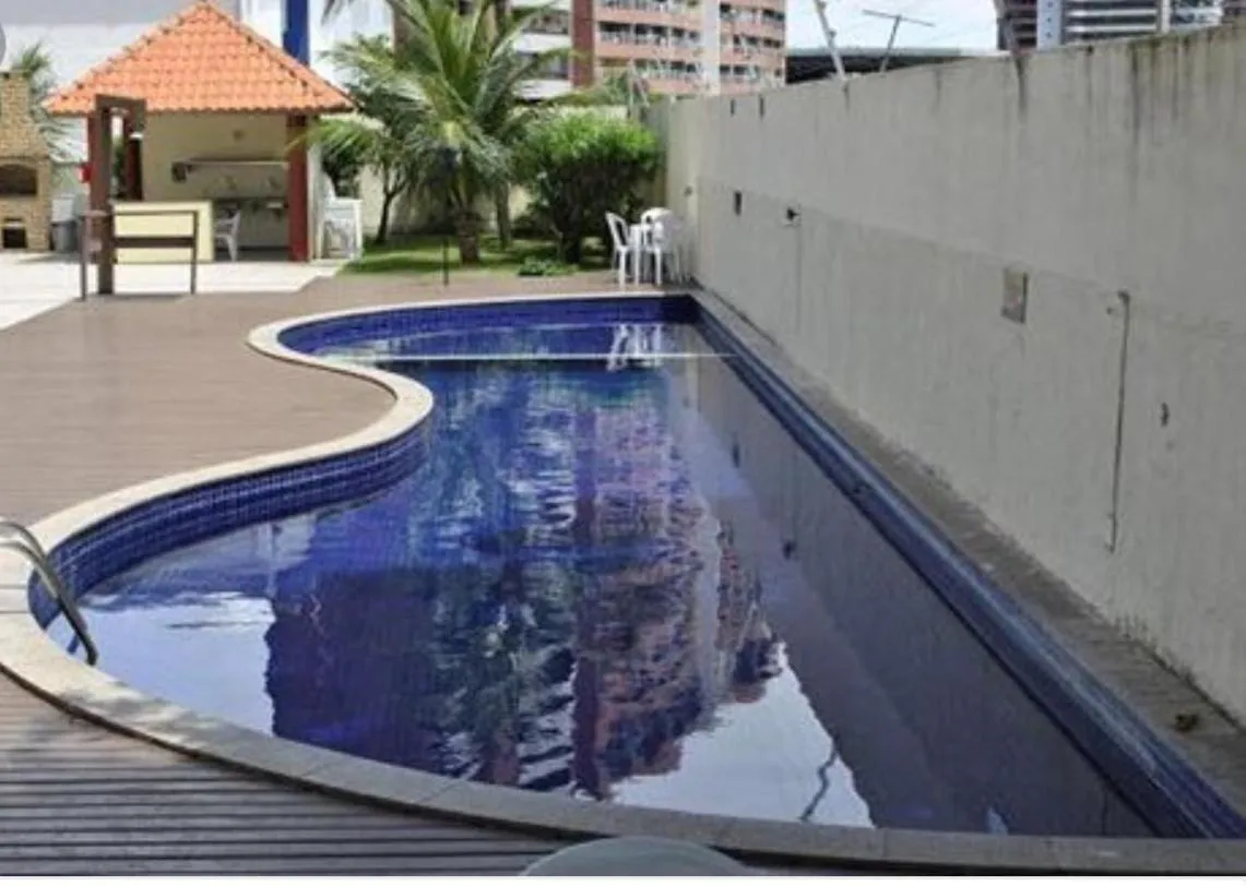 Swimming pool in Flat Vista Completa Beira Mar