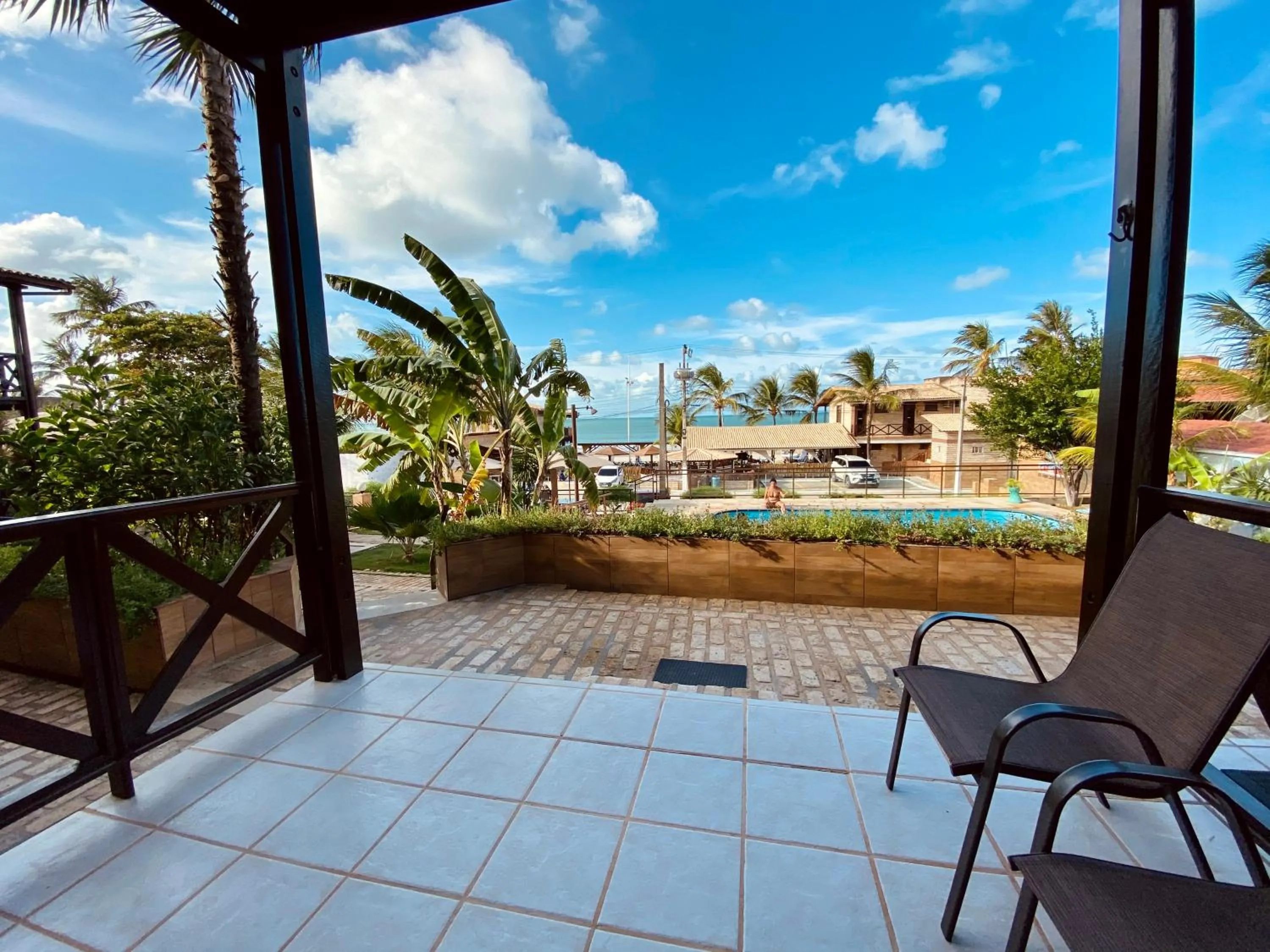 Patio in Pousada Catavento