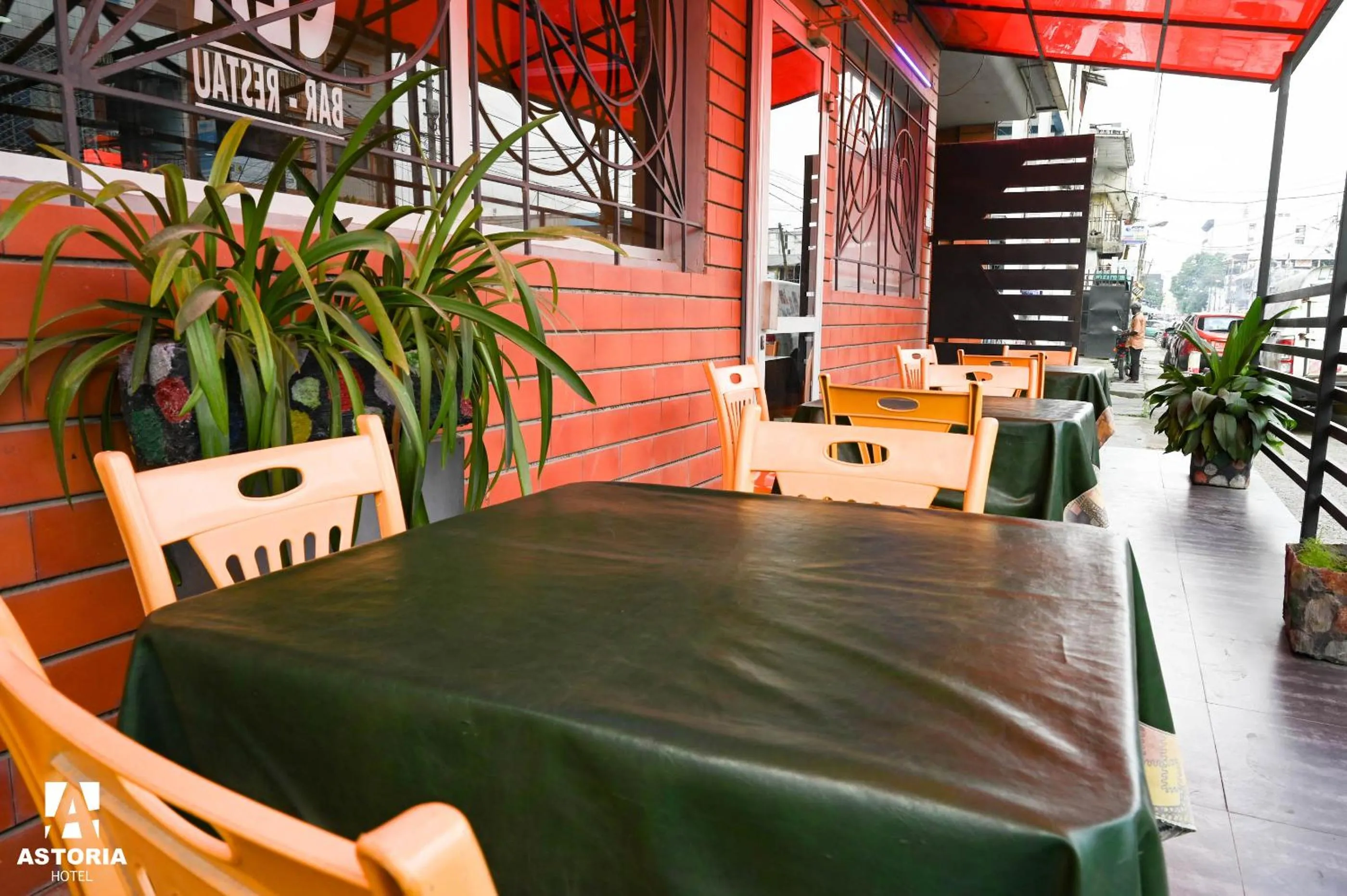 Patio in Hotel Astoria