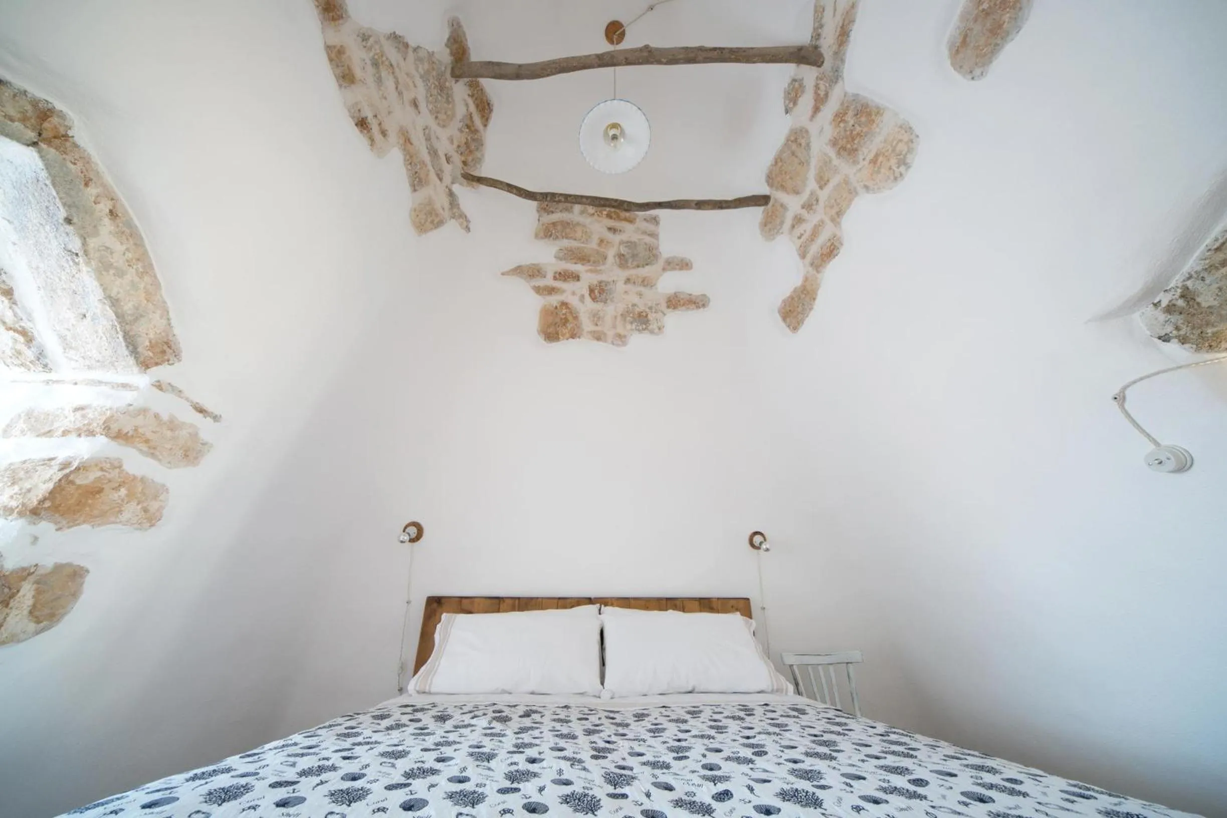 Bedroom, Bed in Villa Trullo Indipendente