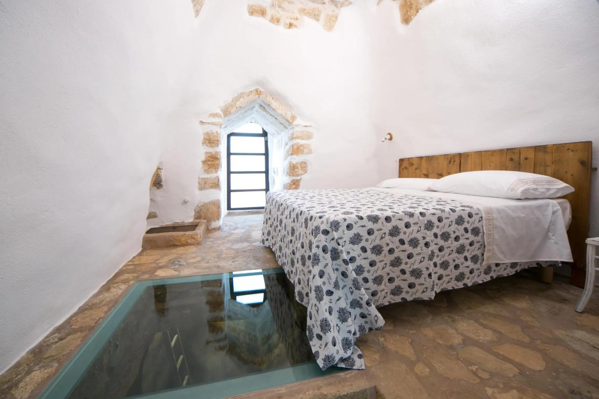 Bedroom, Bed in Villa Trullo Indipendente