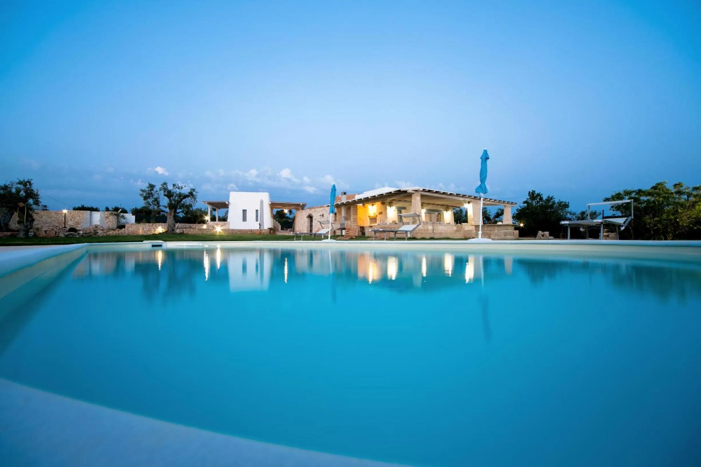 Swimming pool in Villa Trullo Indipendente
