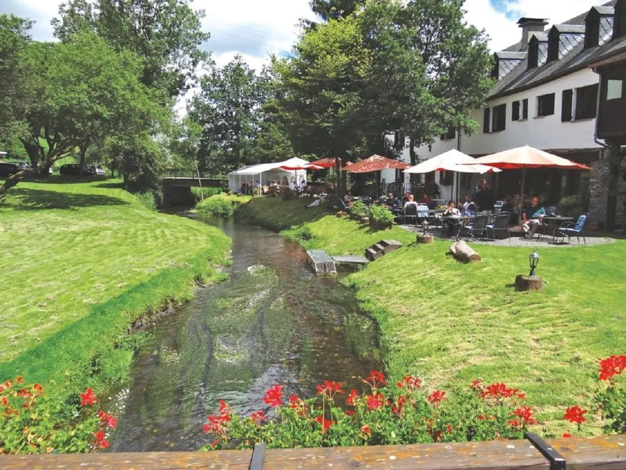 Garden in Domaine du Moulin d'Asselborn