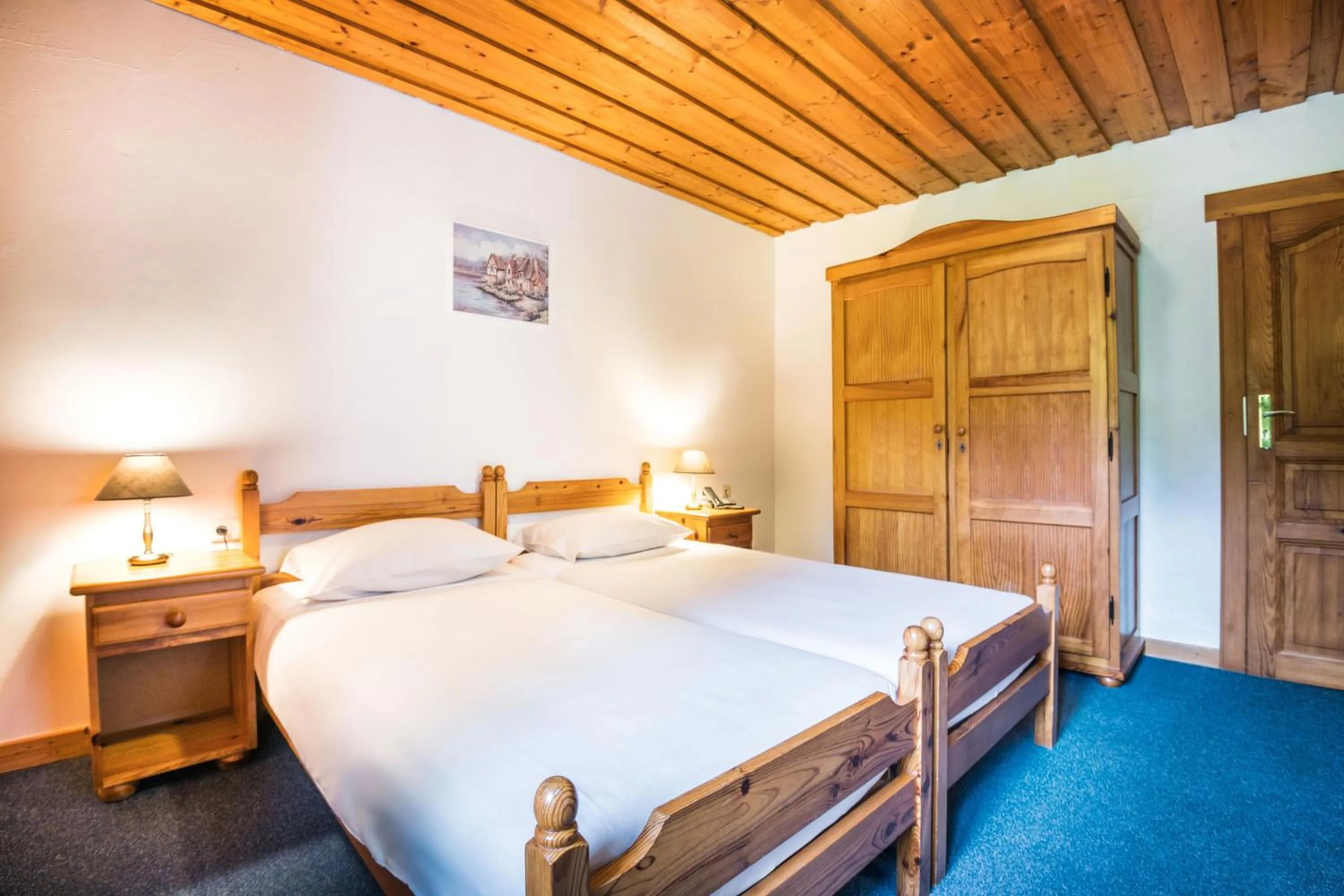 Photo of the whole room, Bed in Domaine du Moulin d'Asselborn