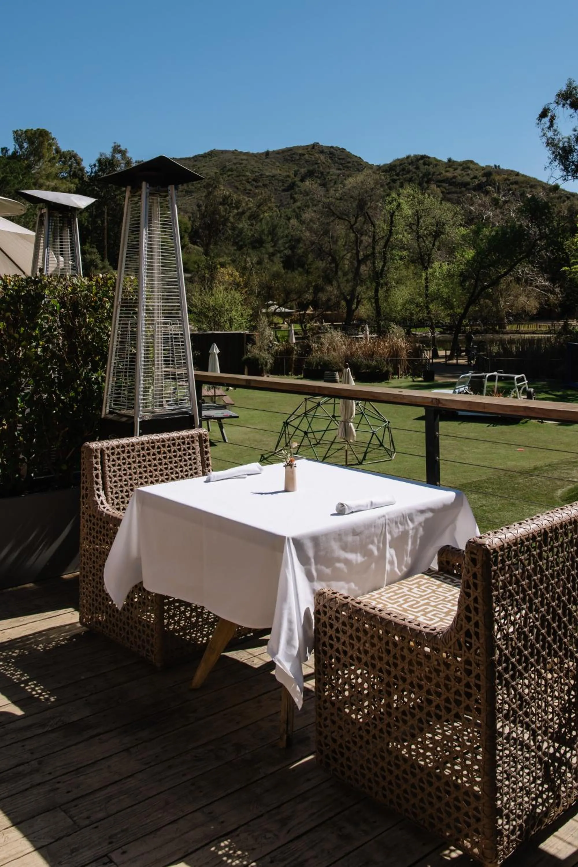 Restaurant/places to eat in Calamigos Guest Ranch and Beach Club