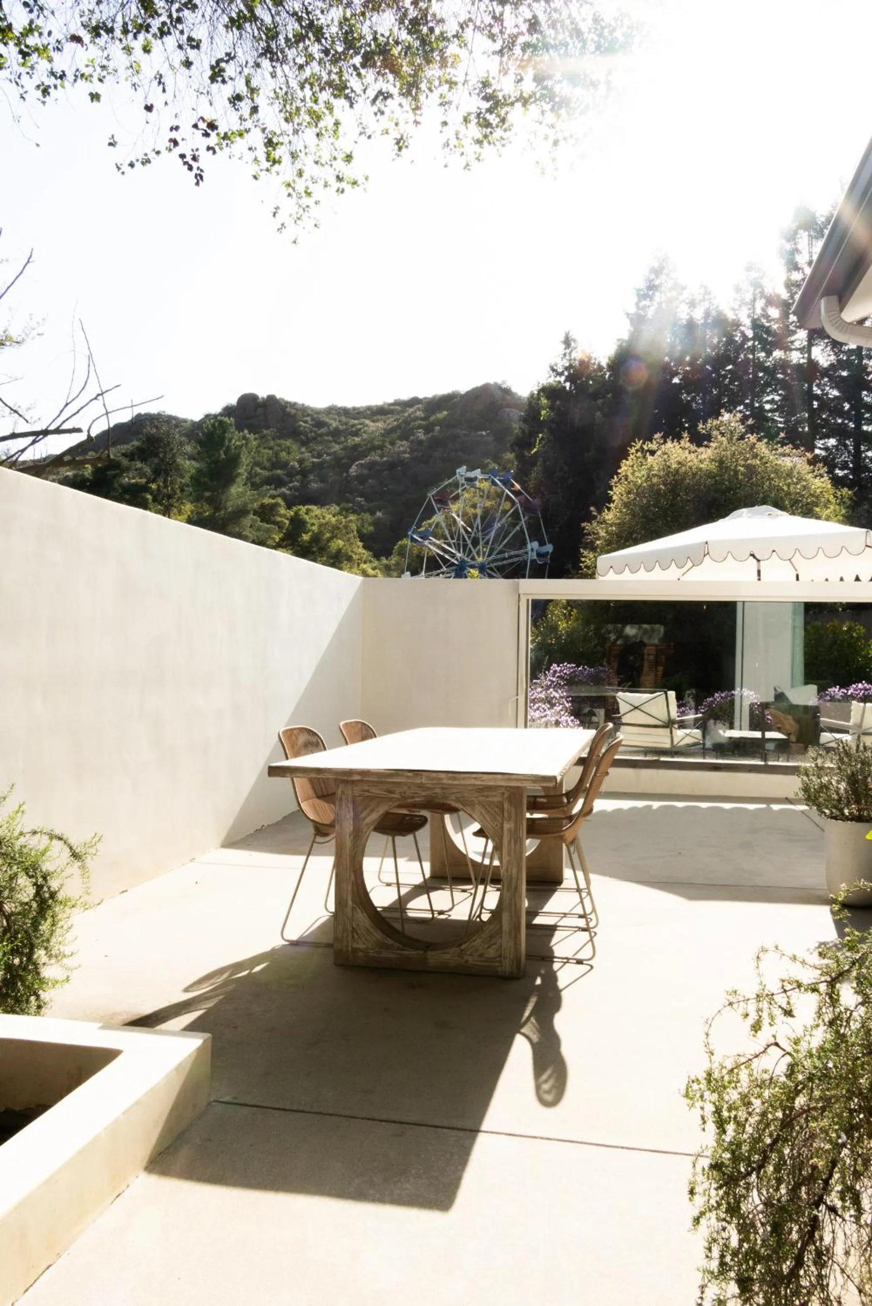 Patio in Calamigos Guest Ranch and Beach Club