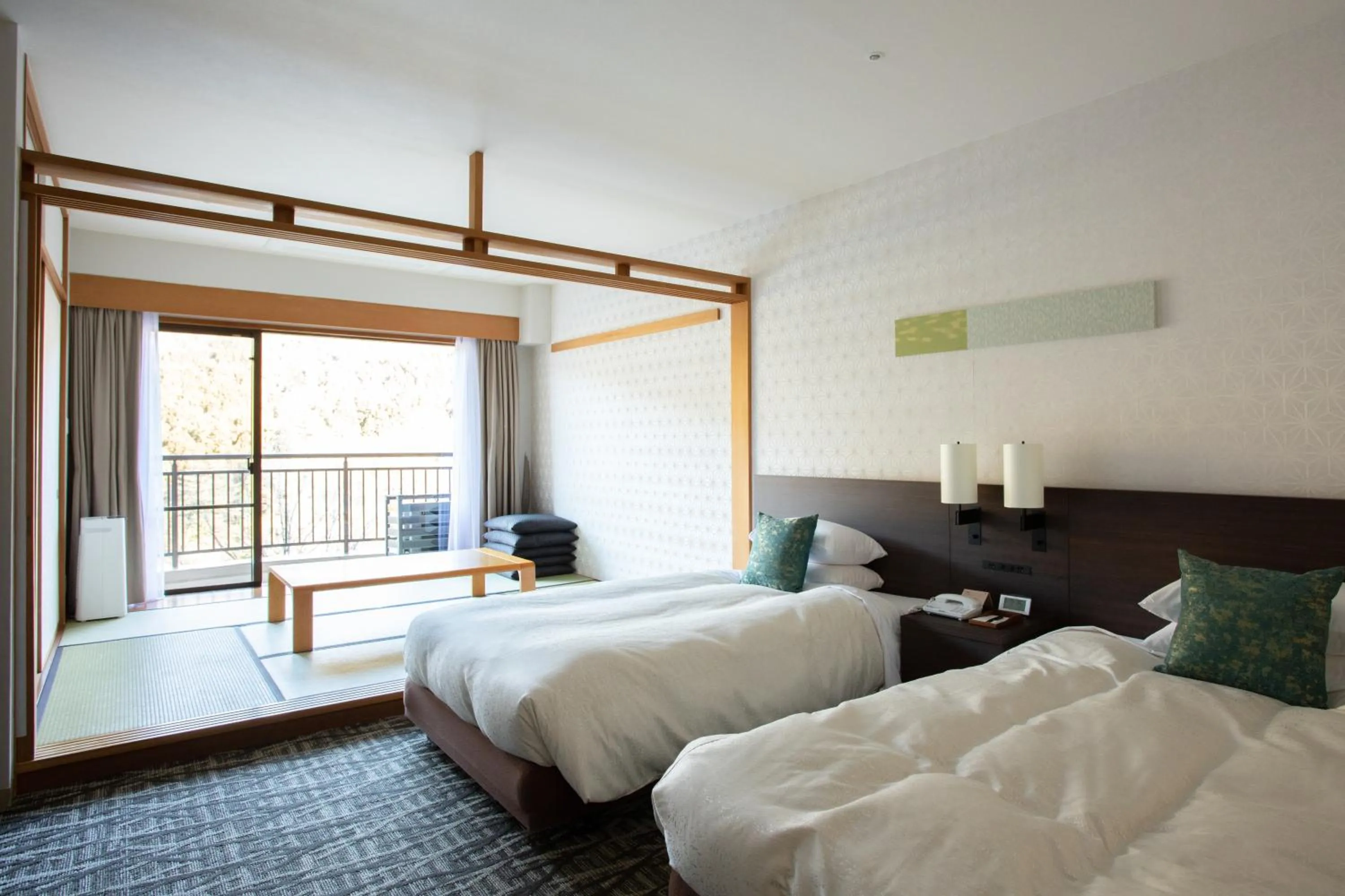 Photo of the whole room, Bed in Hotel Harvest Kinugawa