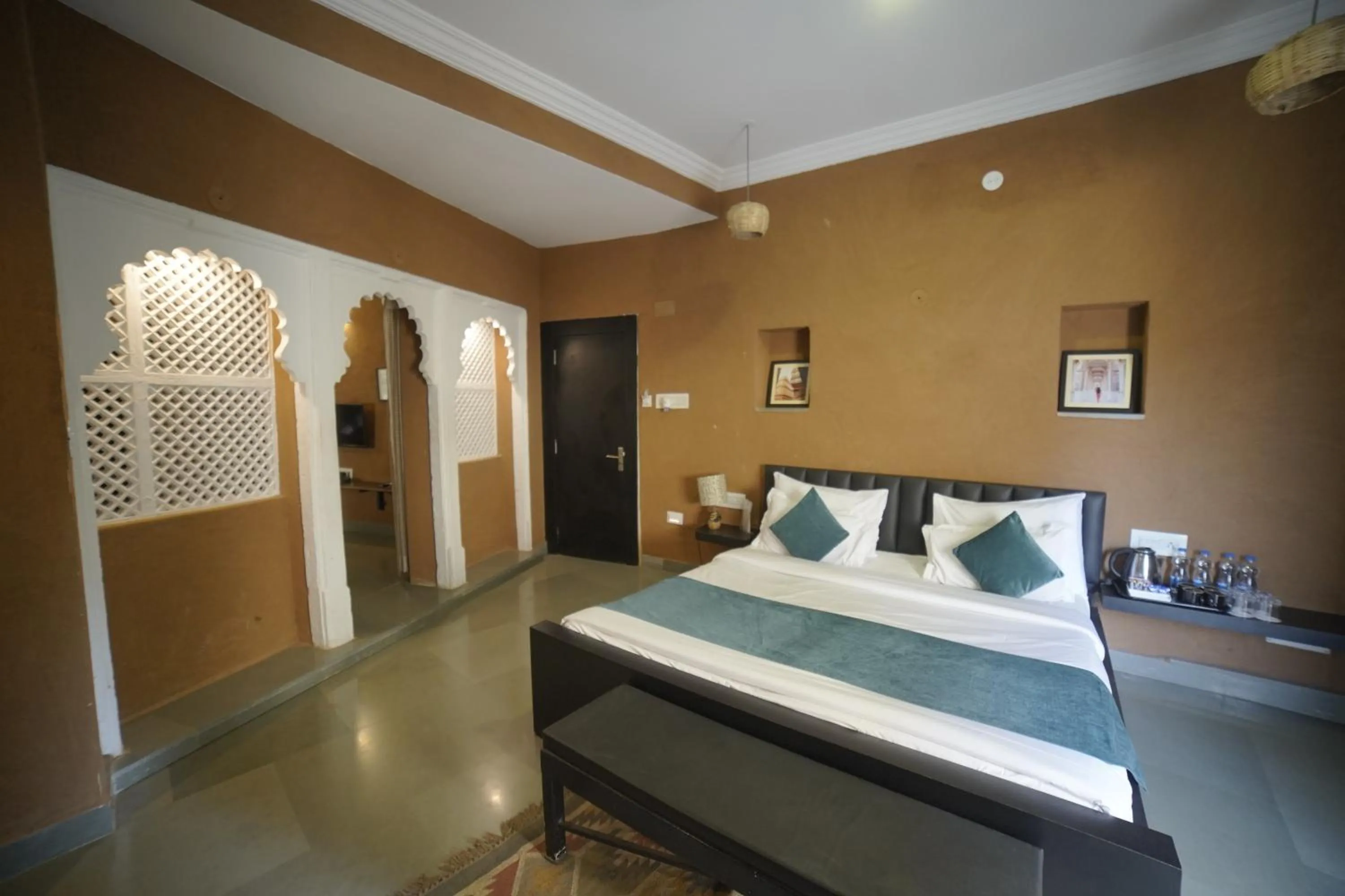 Bed in Hotel Banjara Heritage