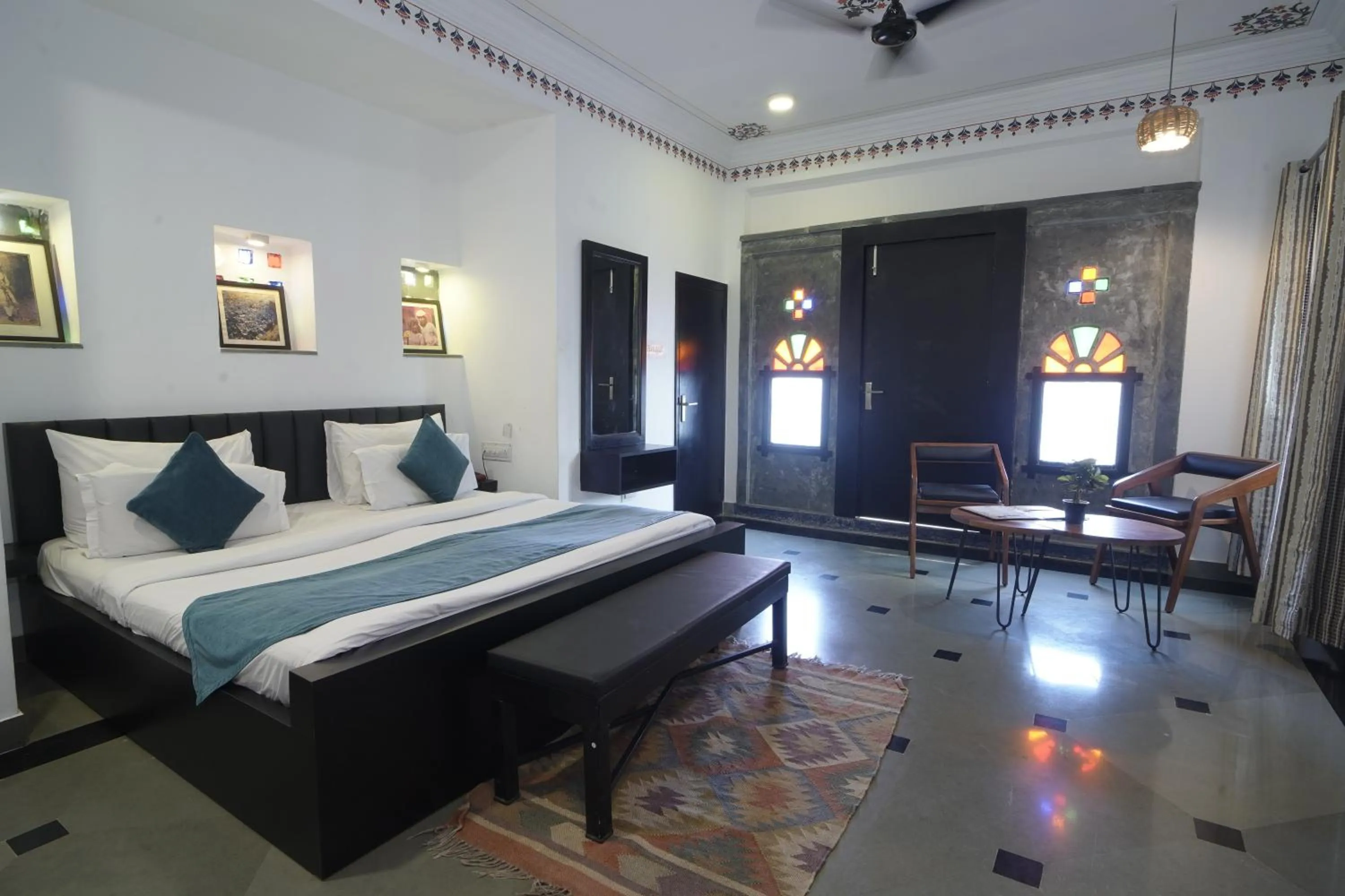 Bed in Hotel Banjara Heritage
