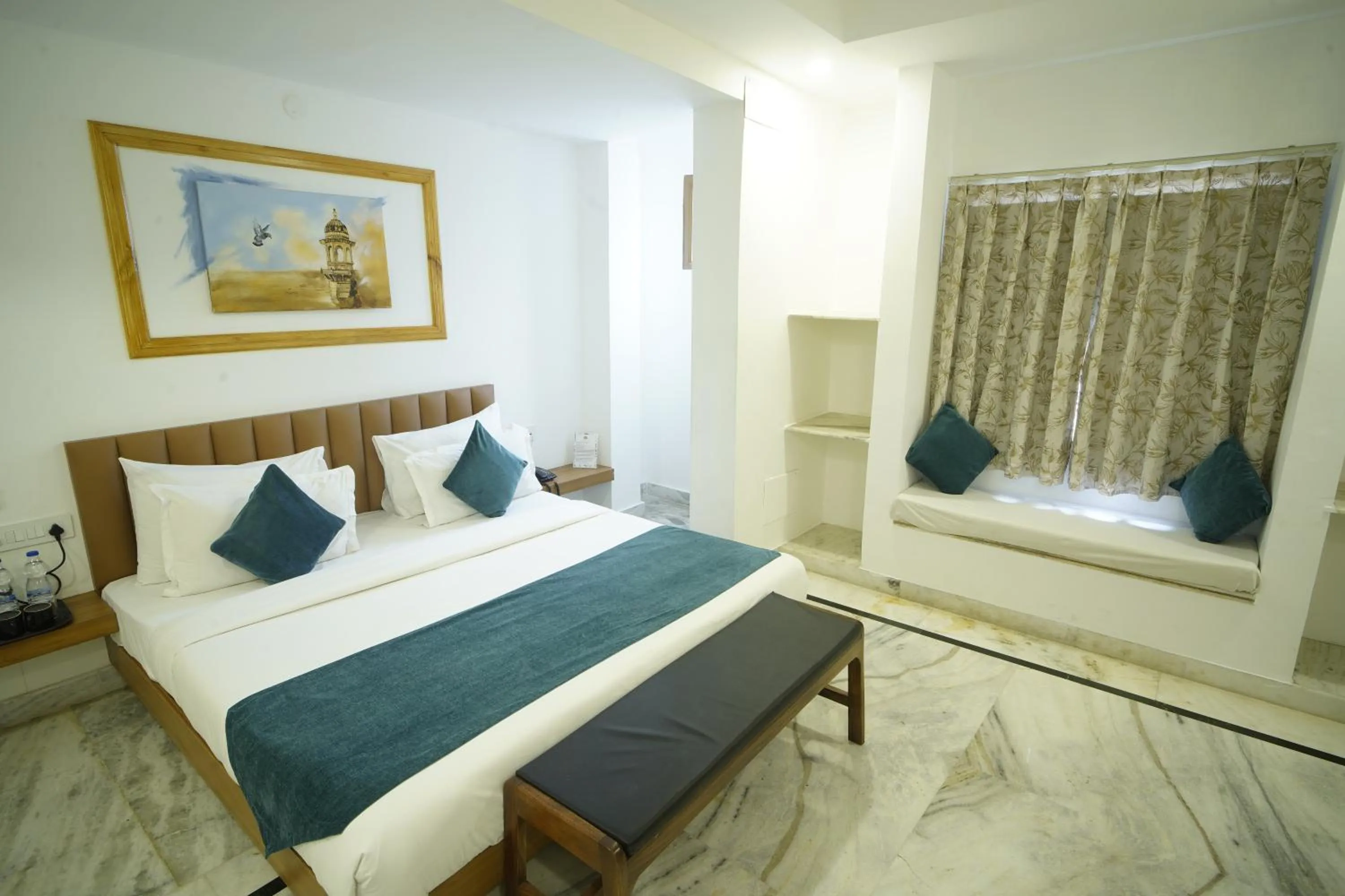 Bed in Hotel Banjara Heritage