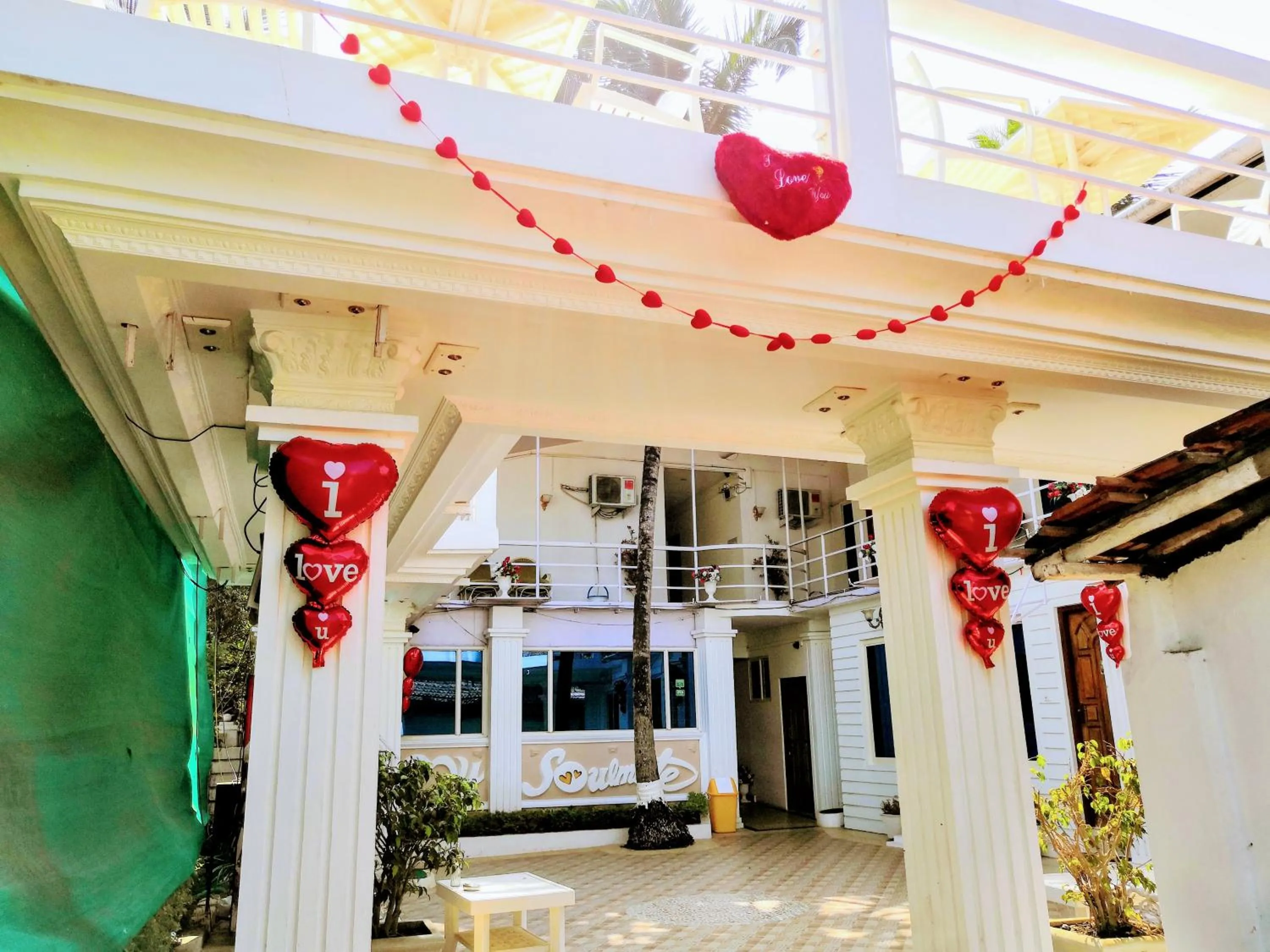 Facade/entrance in Hotel My Soulmate, Palolem Beach