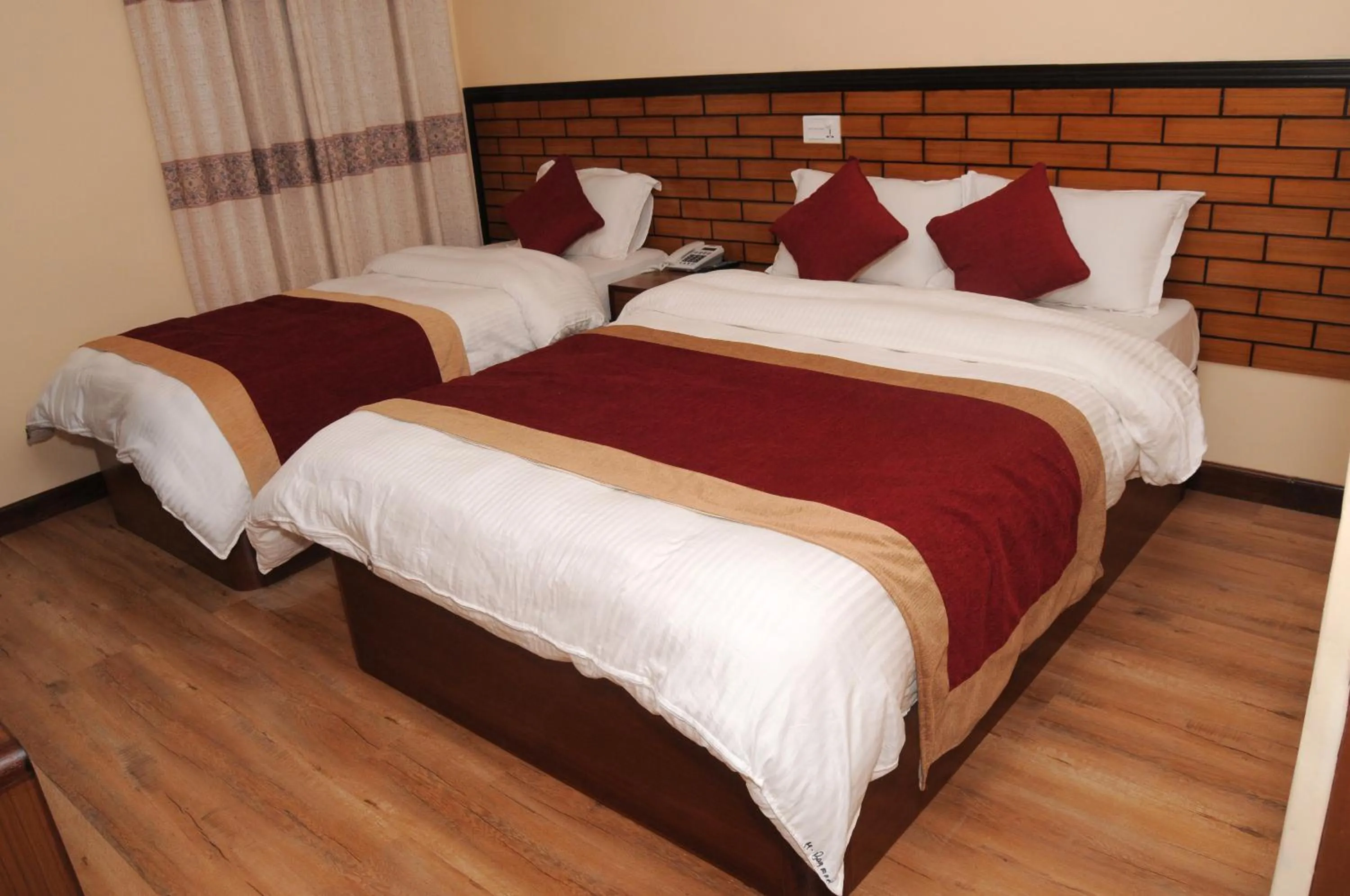 Bed in Hotel Bagmati