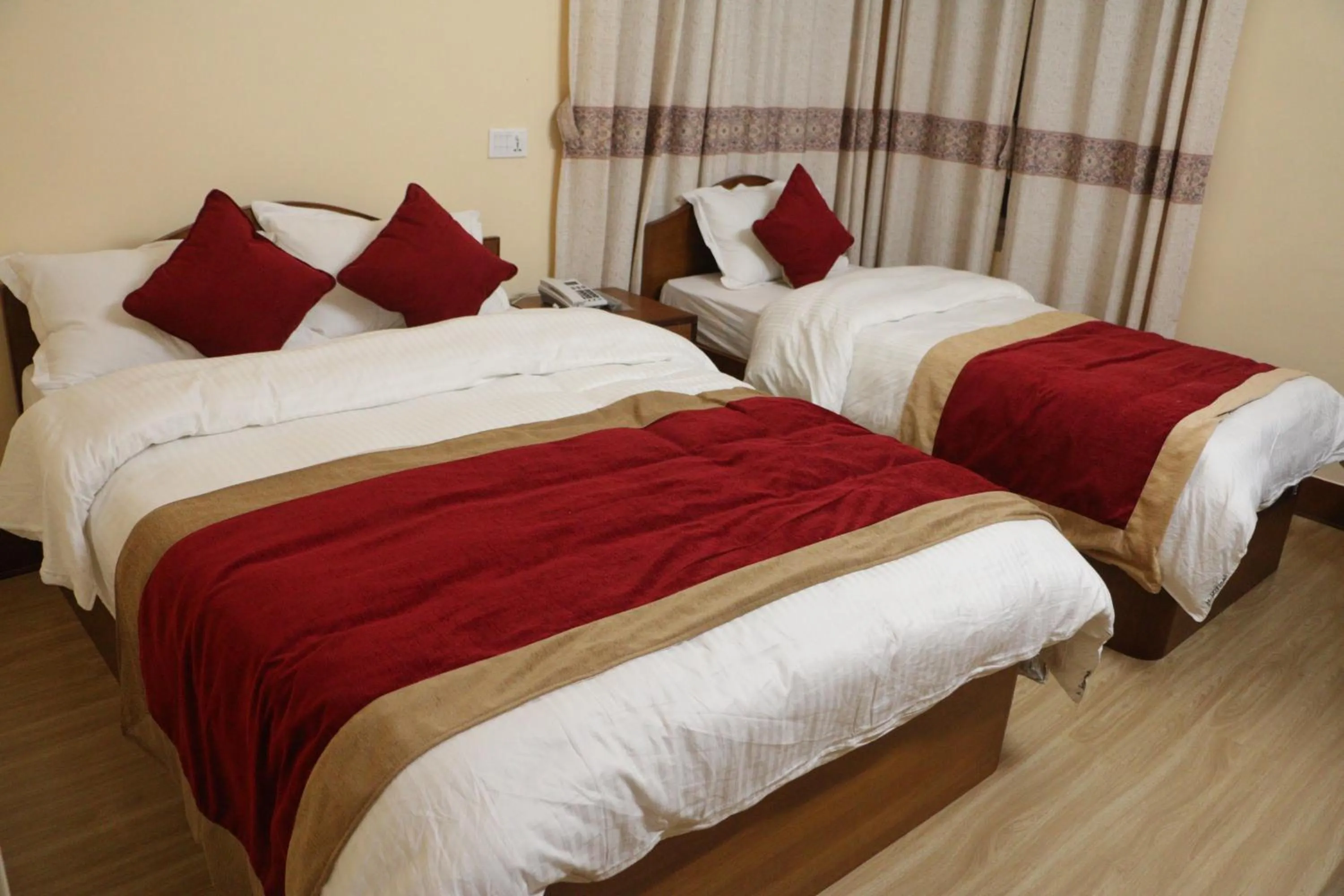 Photo of the whole room, Bed in Hotel Bagmati