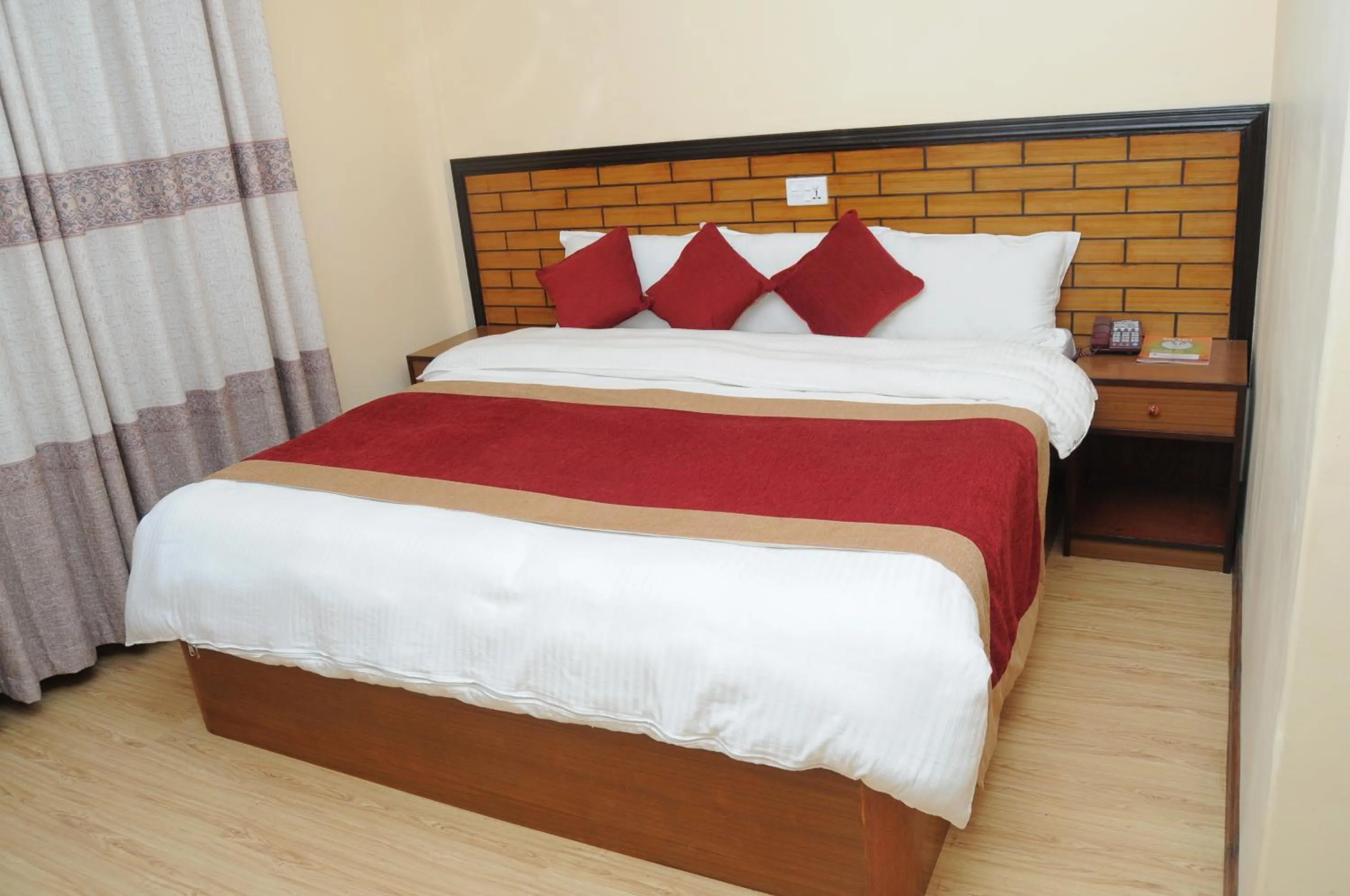 Bed in Hotel Bagmati
