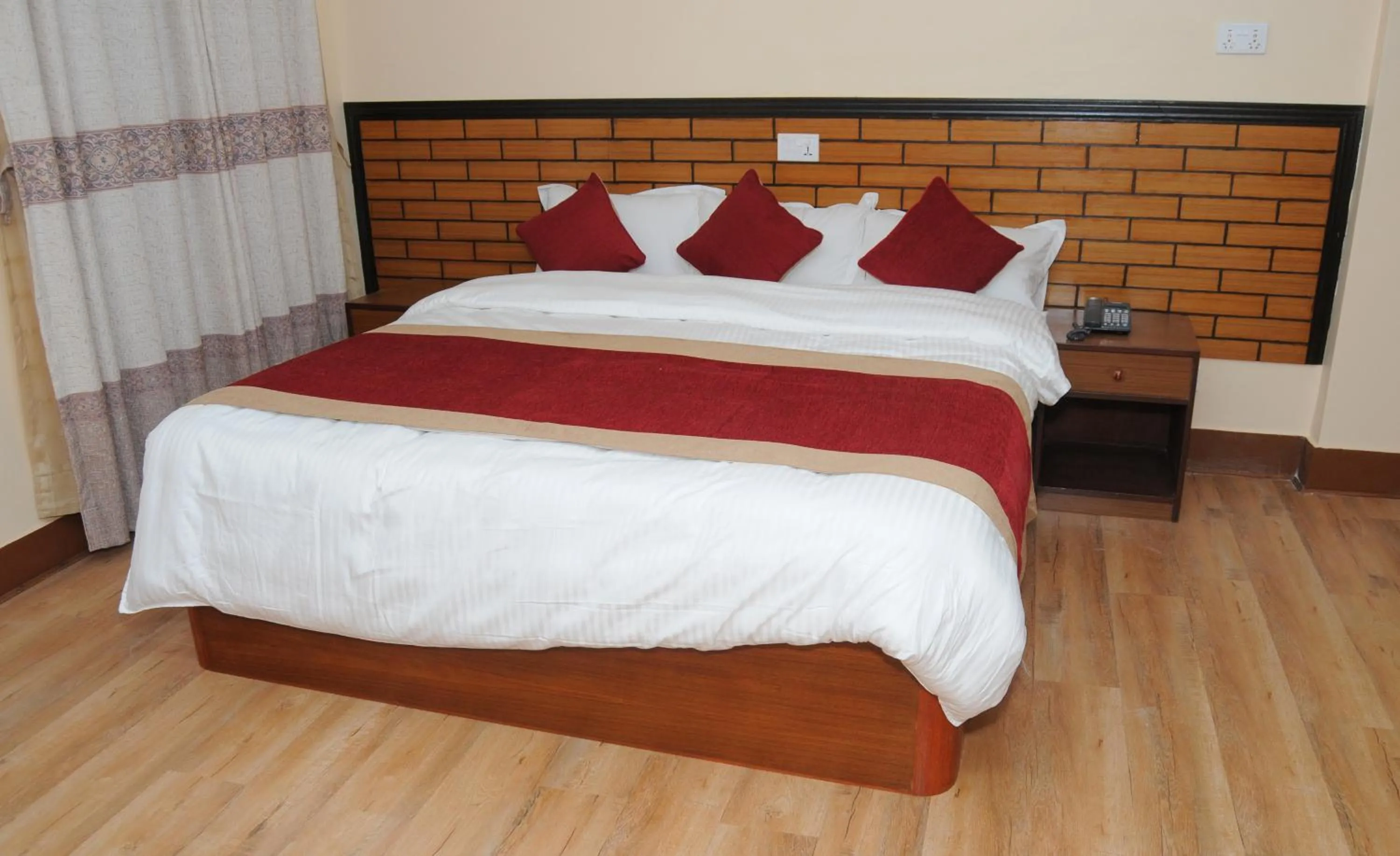 Bed in Hotel Bagmati