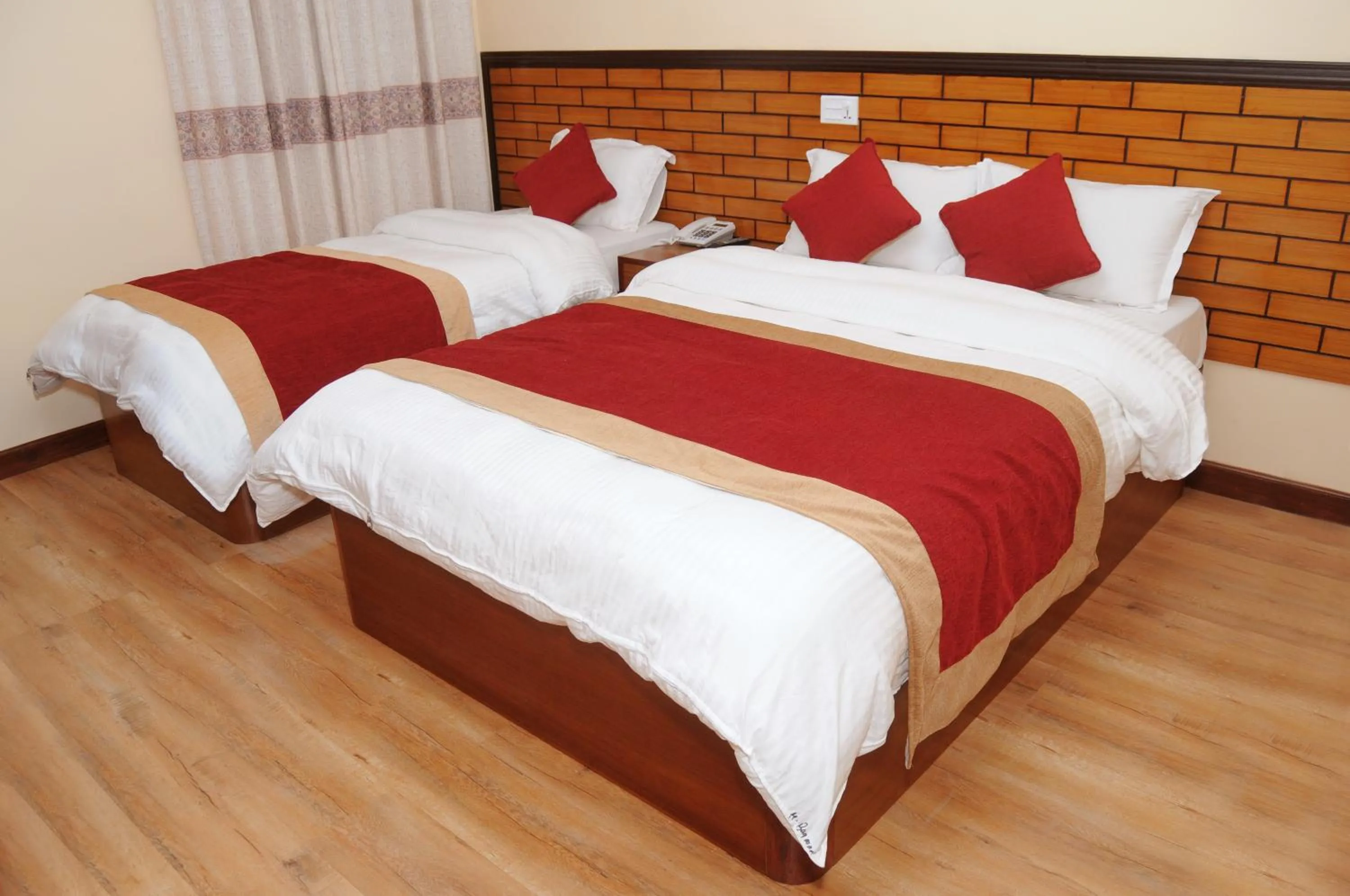 Bed in Hotel Bagmati