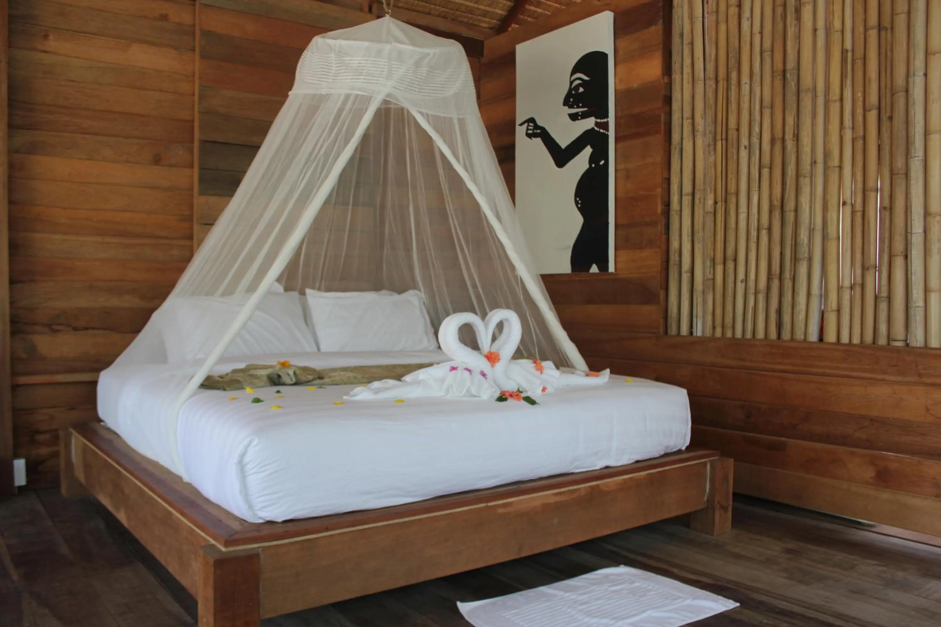 Bed in Koh Pu Villa