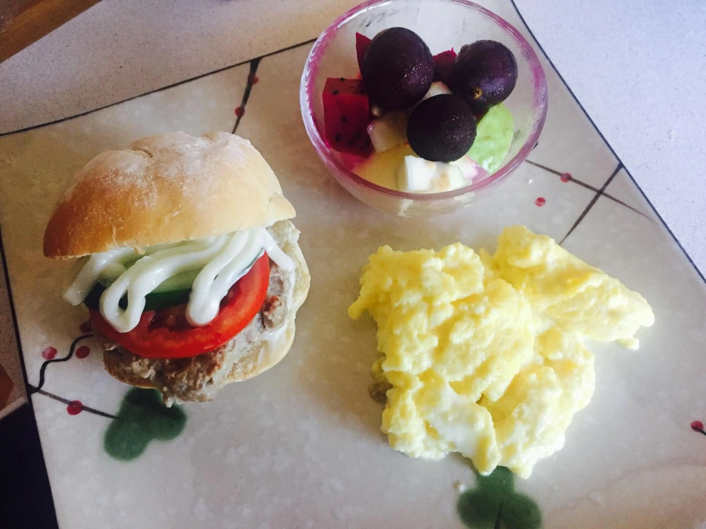 Continental breakfast in Celine's B&B