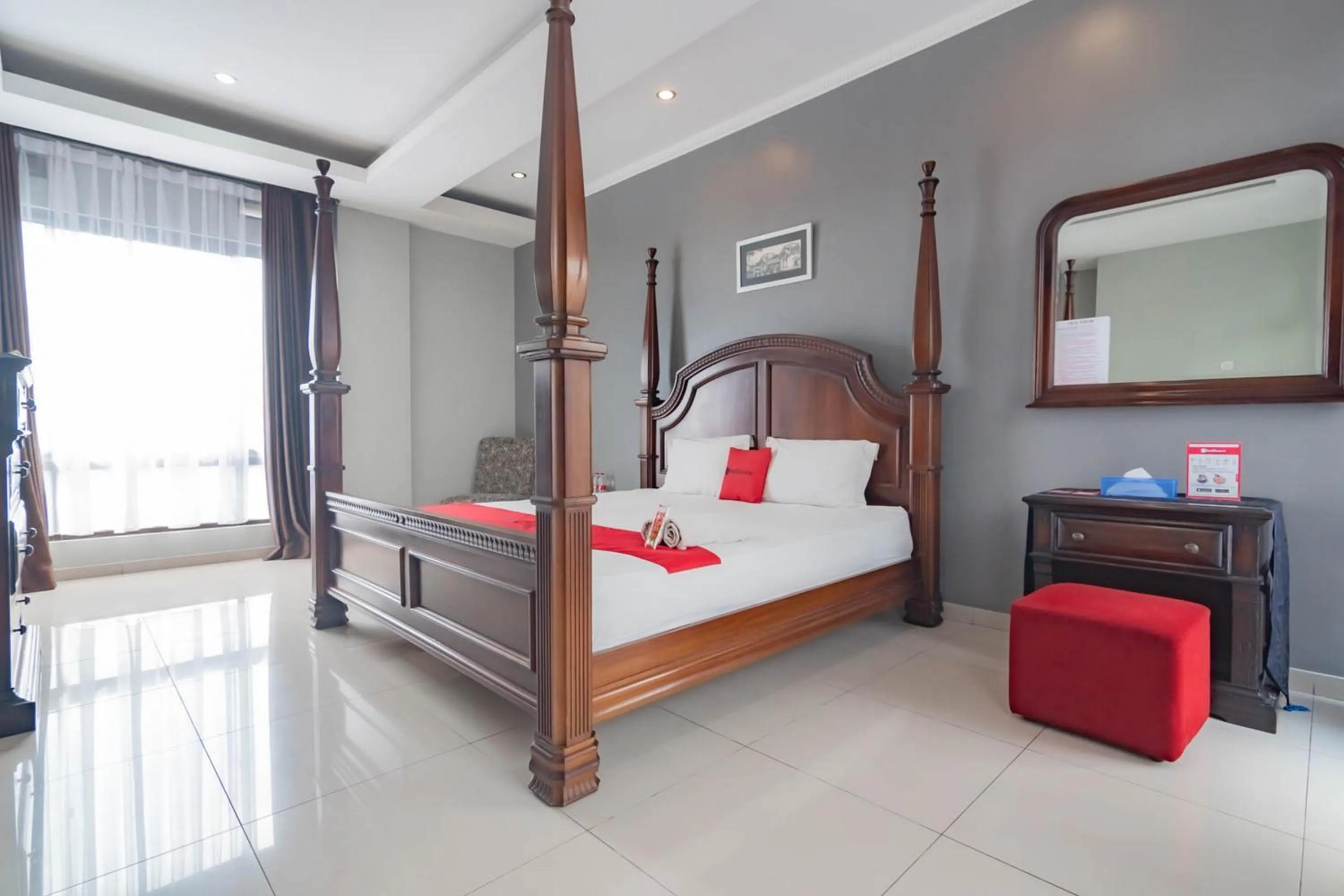 Bedroom, Bed in RedDoorz at Palagan Joglo Sersan Bajuri