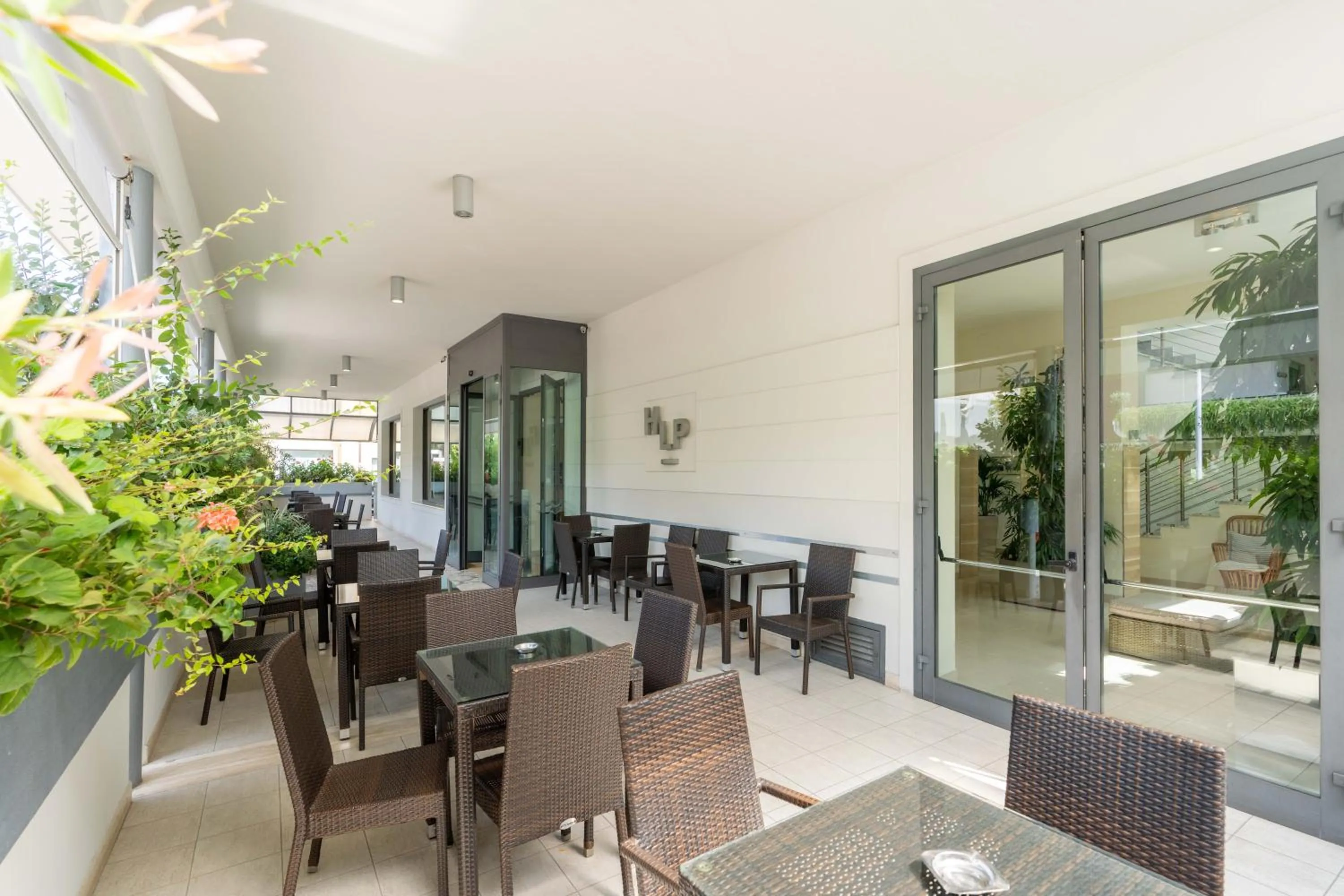 Patio in Hotel La Pineta