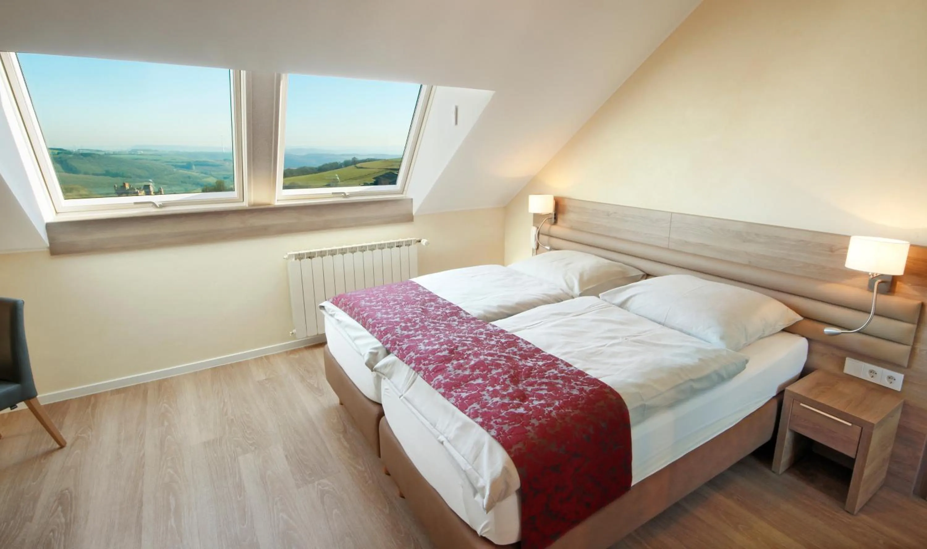 Bed in Hotel Saint Fiacre