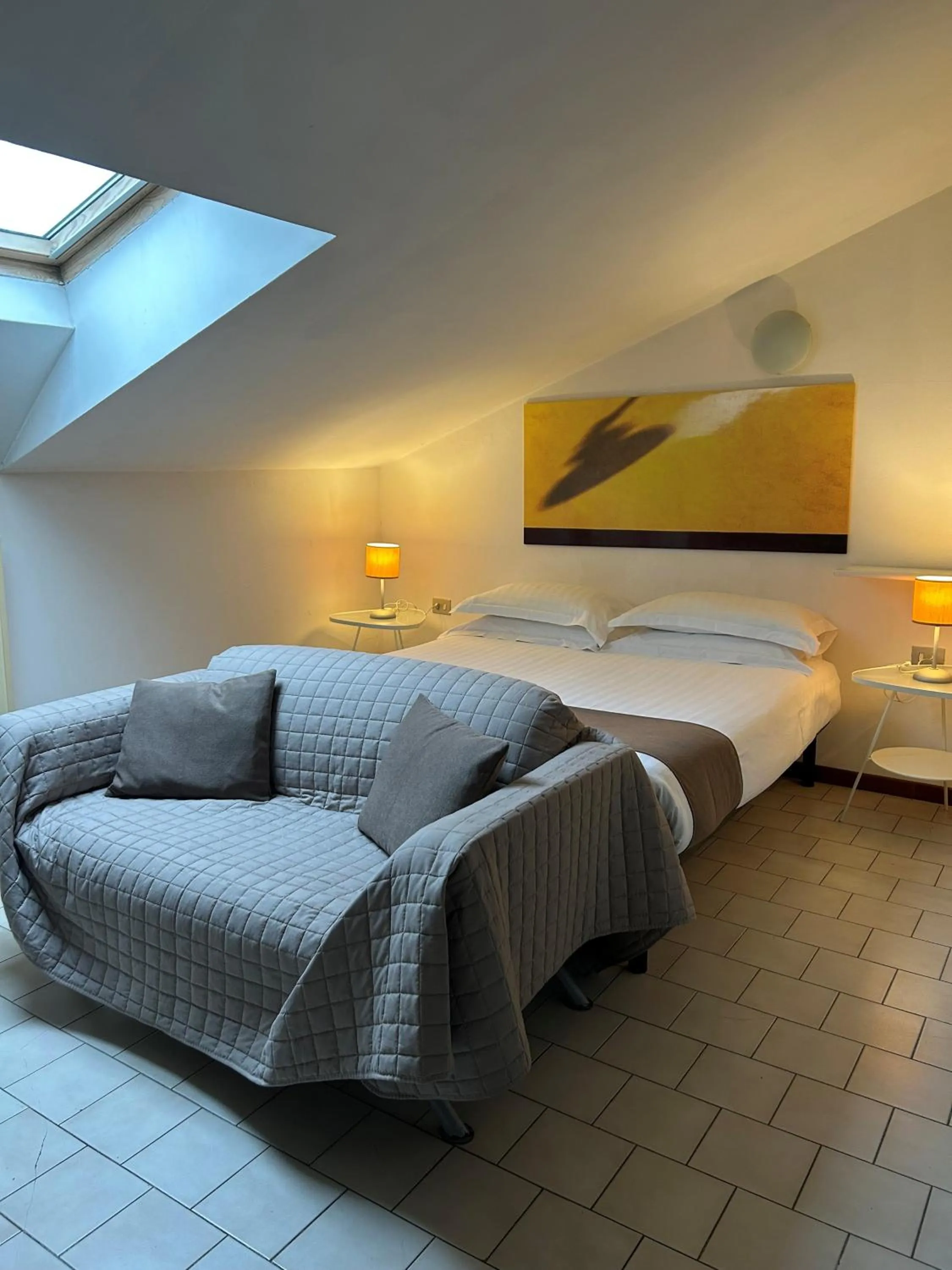 Bedroom, Bed in Parmigianino Apartments