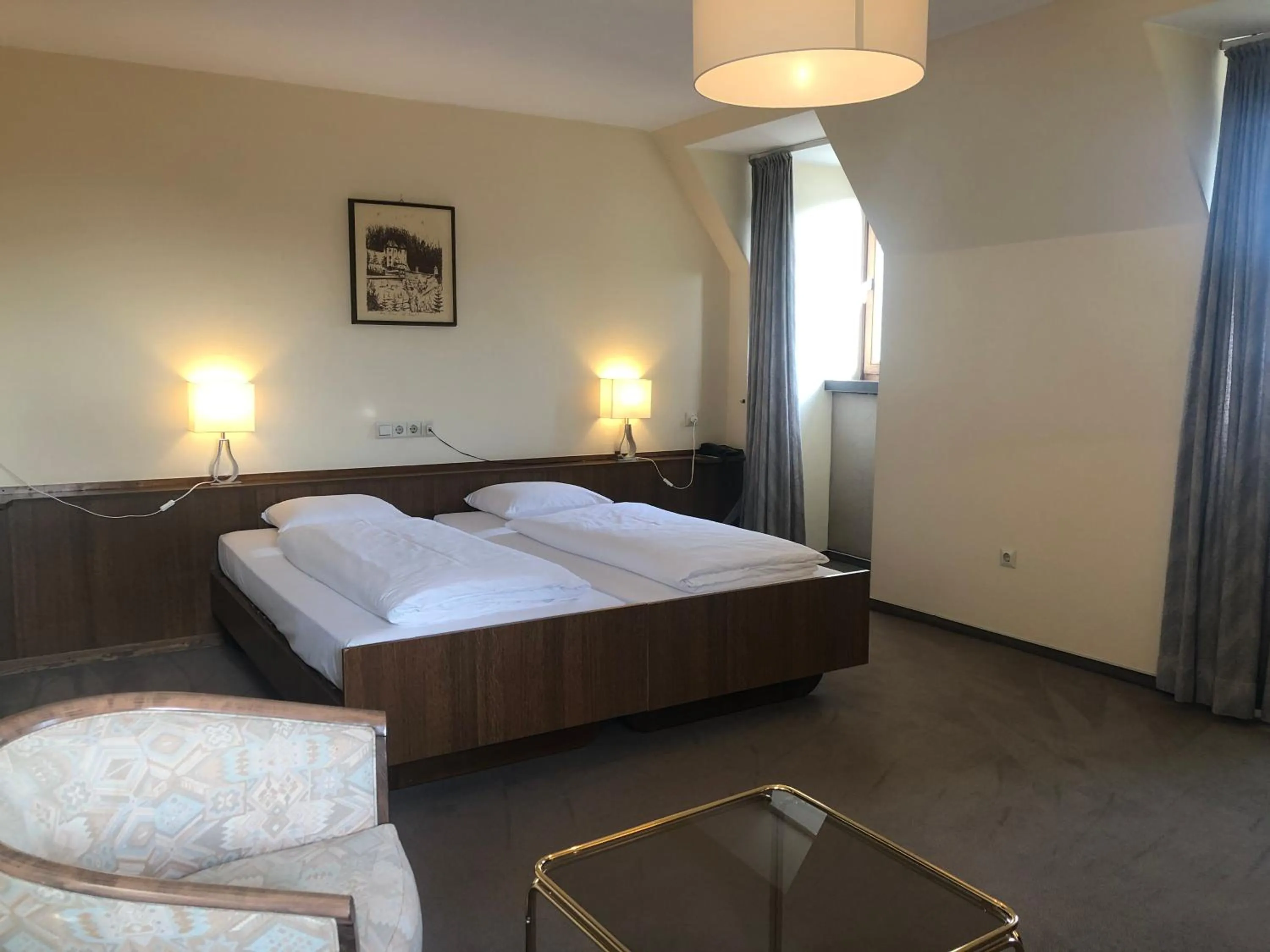 Bed in Hotel du Parc